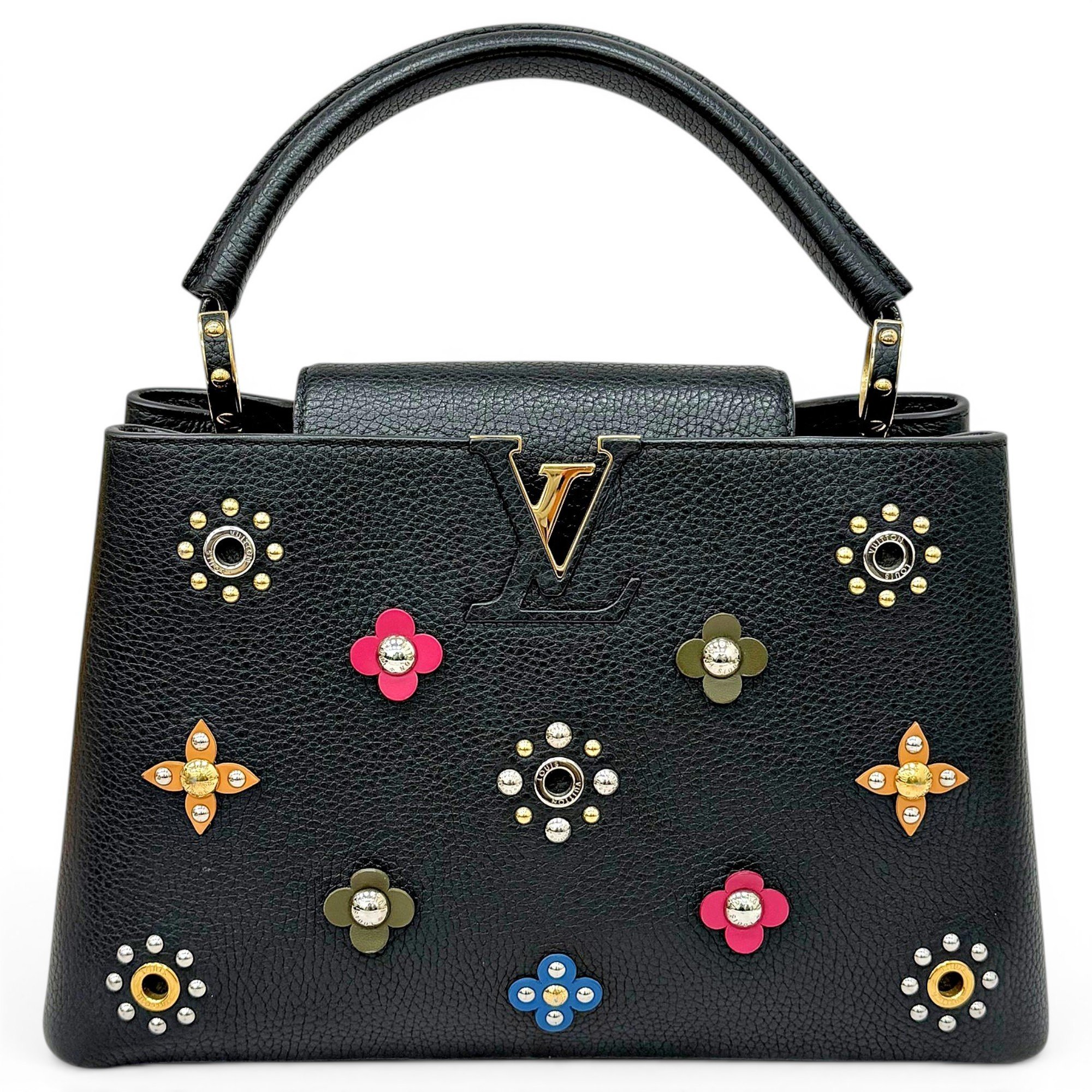 Capucines leather handbag