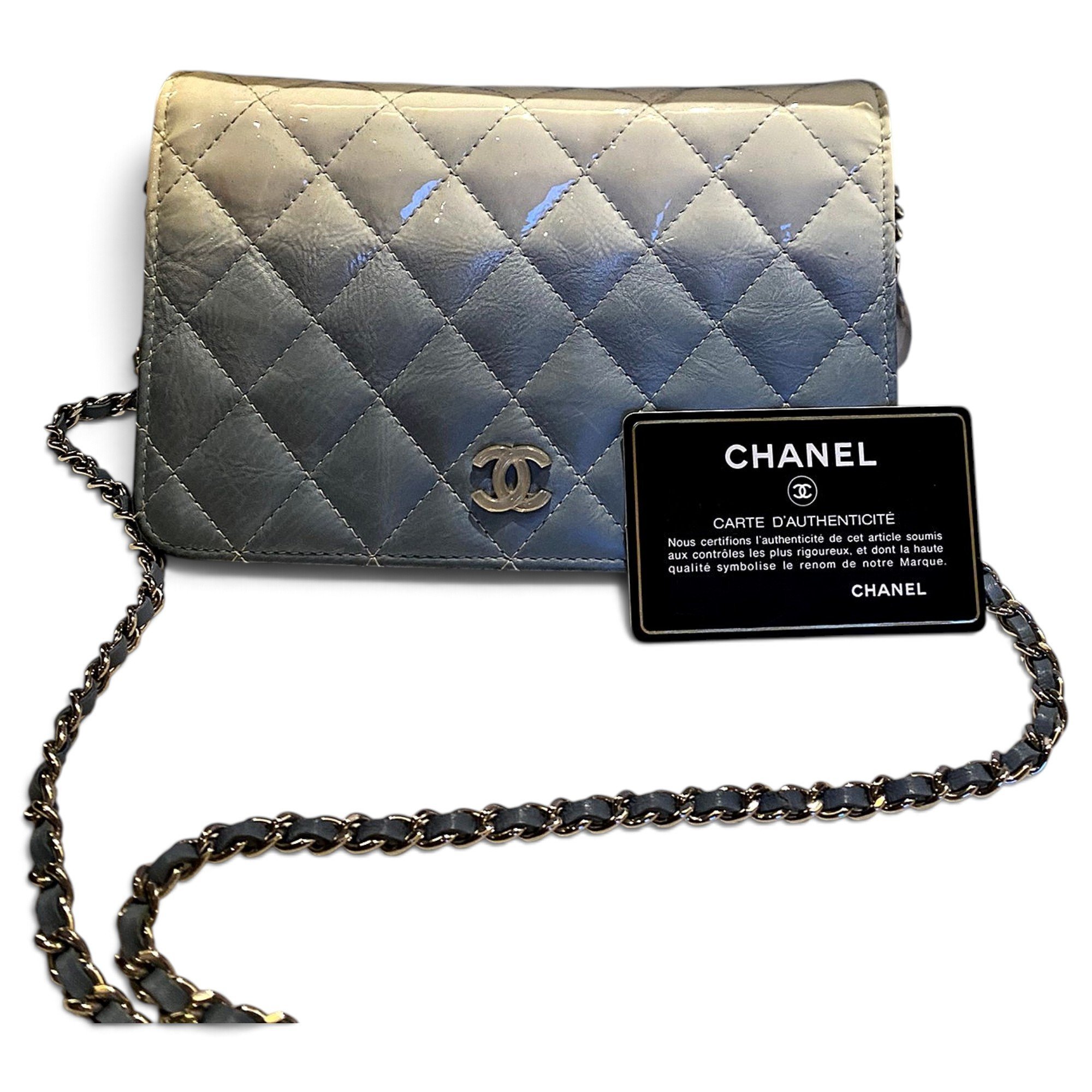 Wallet On Chain Timeless/Classique leather crossbody bag