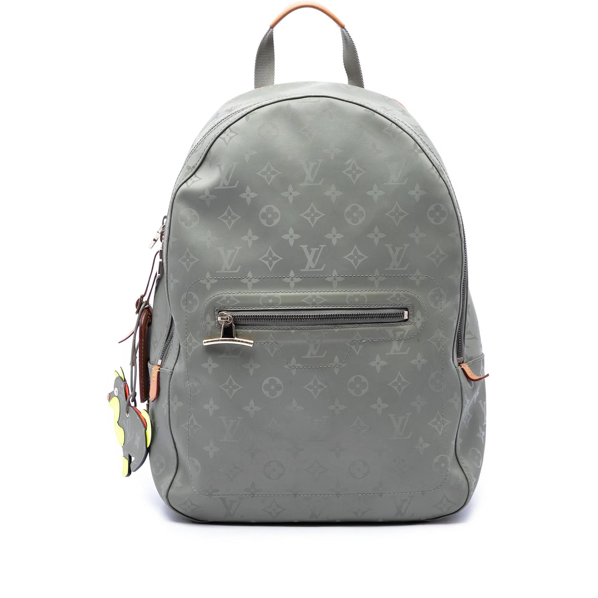 Leather backpack