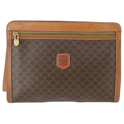 Triomphe Vintage cloth clutch bag