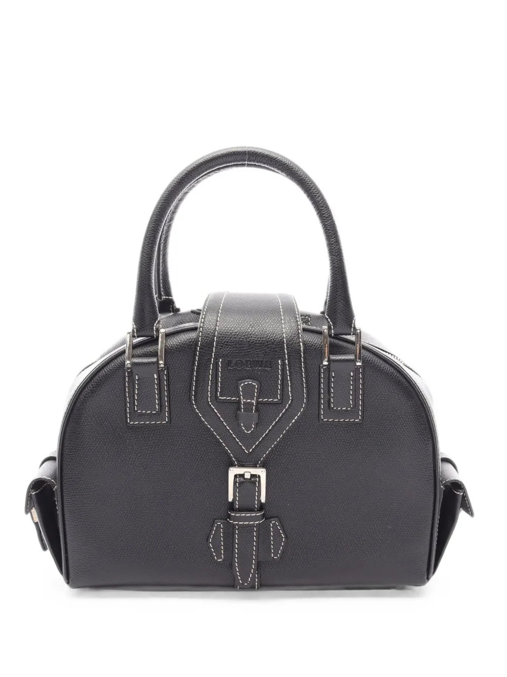 2010s Senda buckle-strap leather tote bag