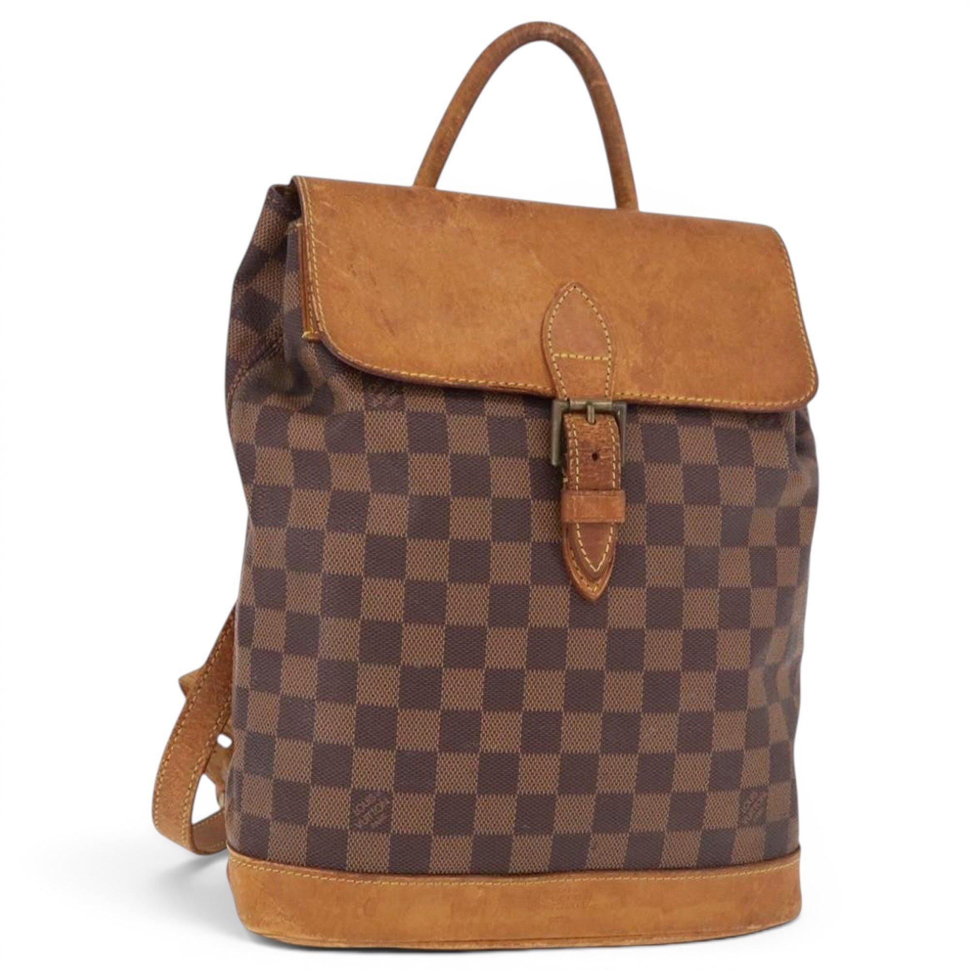 Arlequin leather backpack