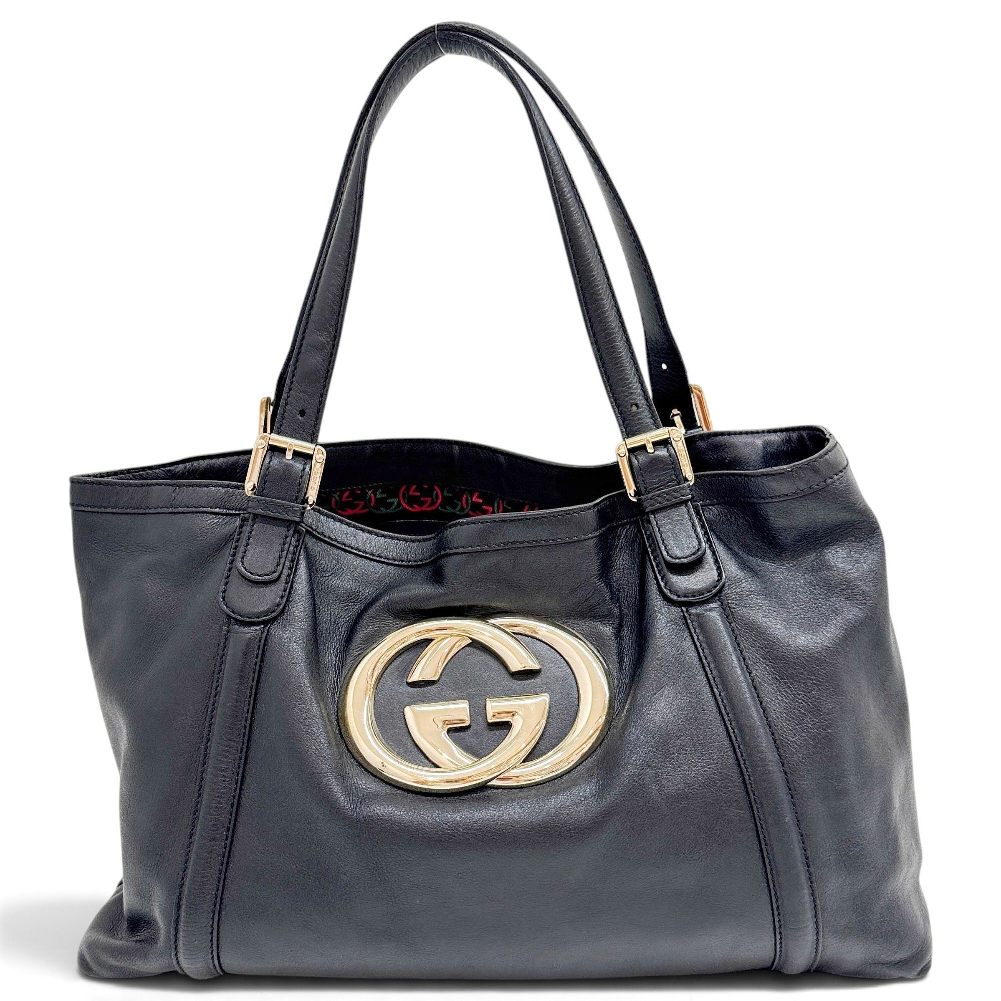 Britt leather handbag