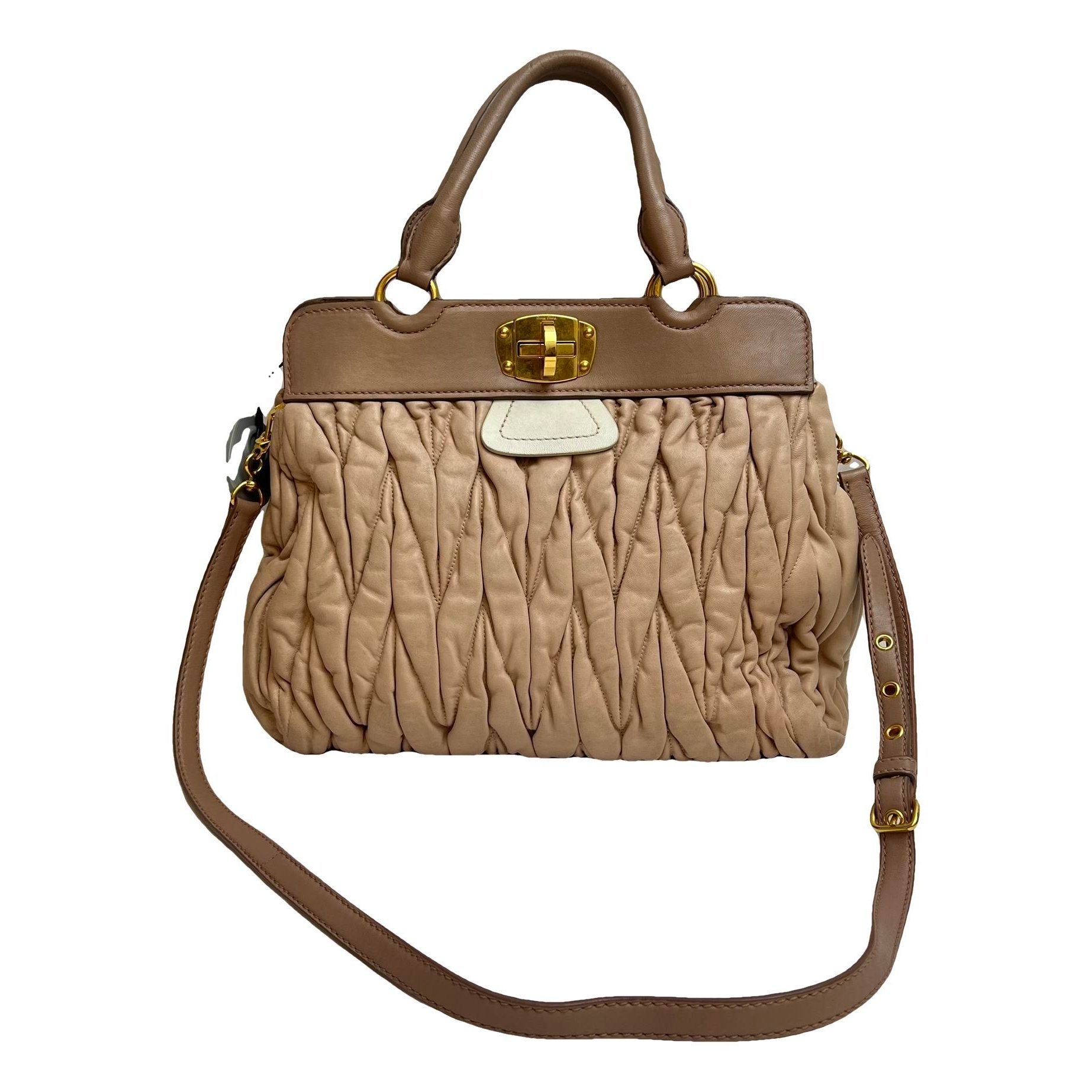 Leather handbag