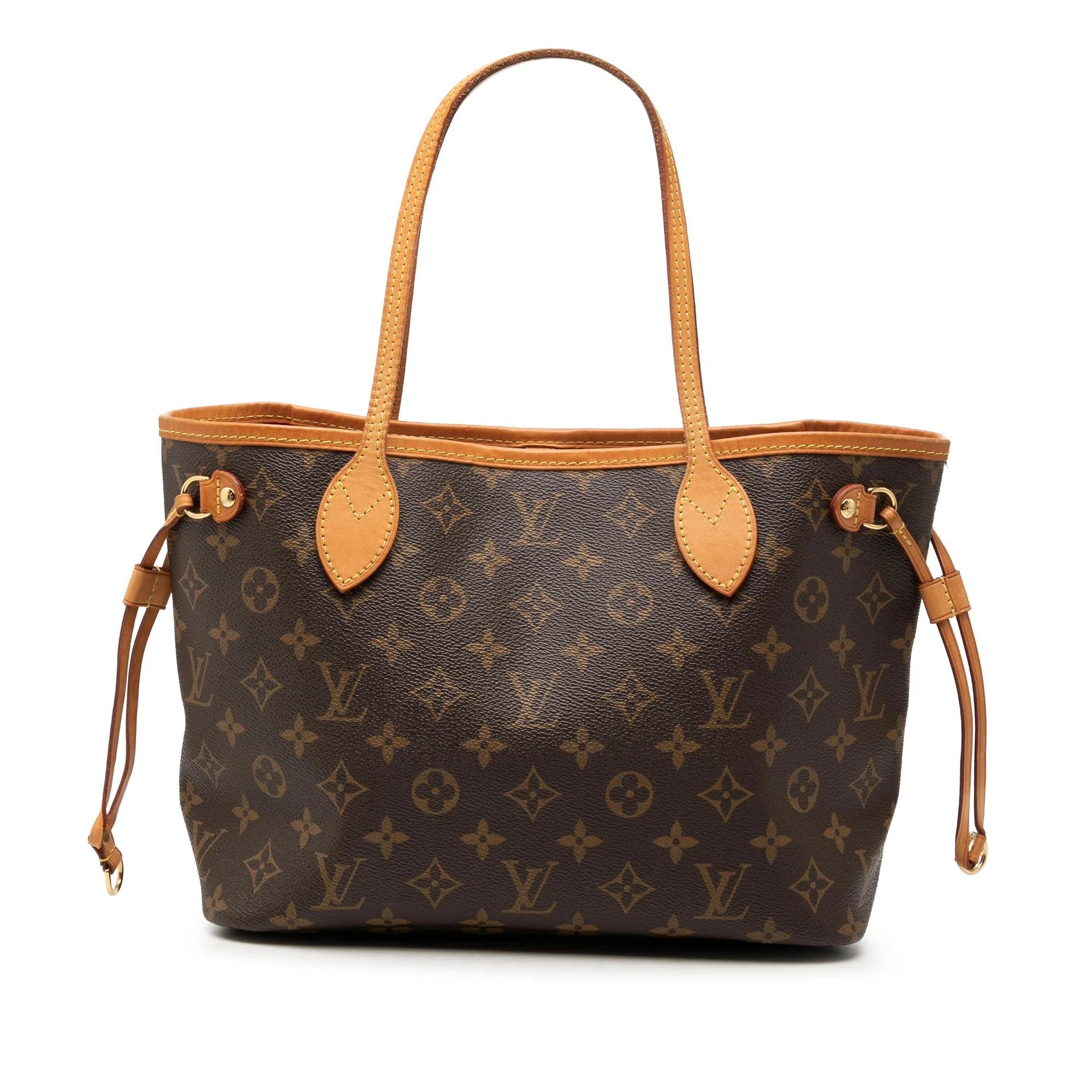 Neverfull leather tote