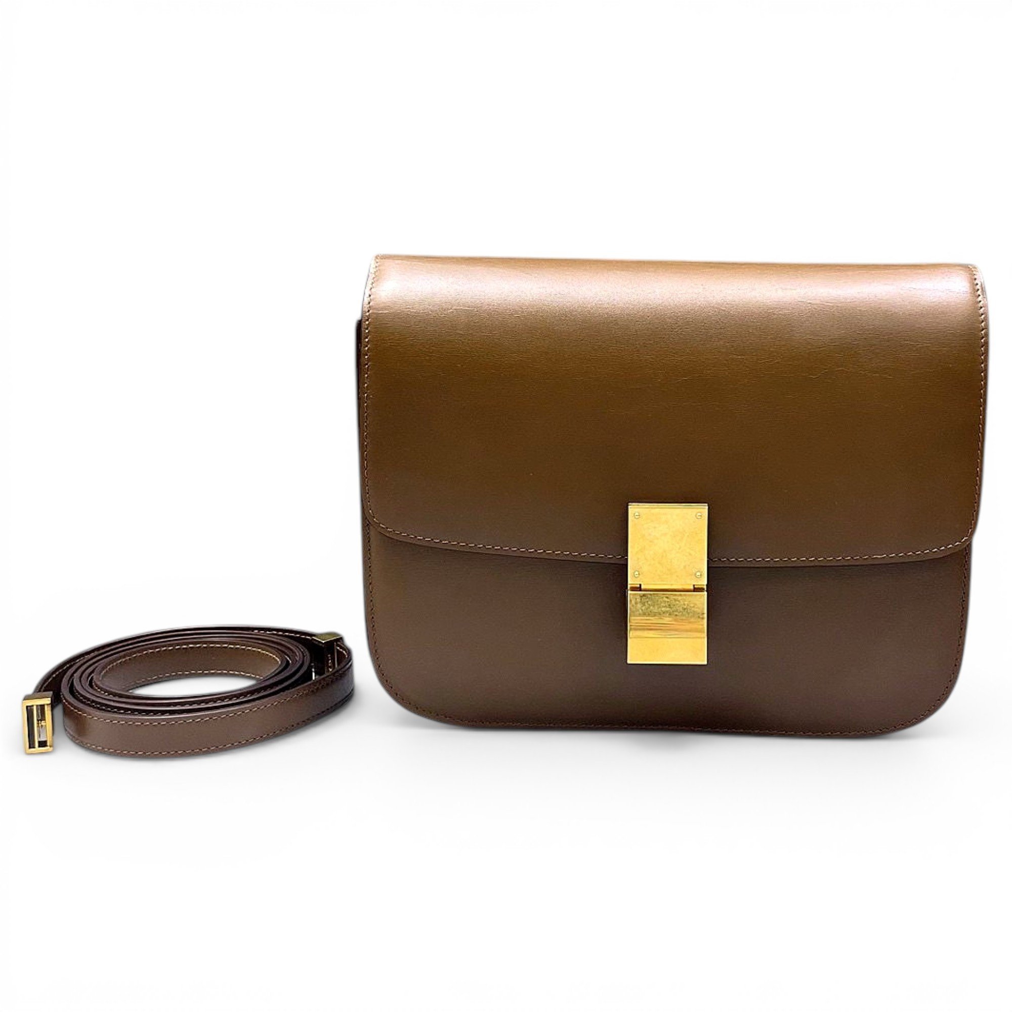 Classic leather handbag