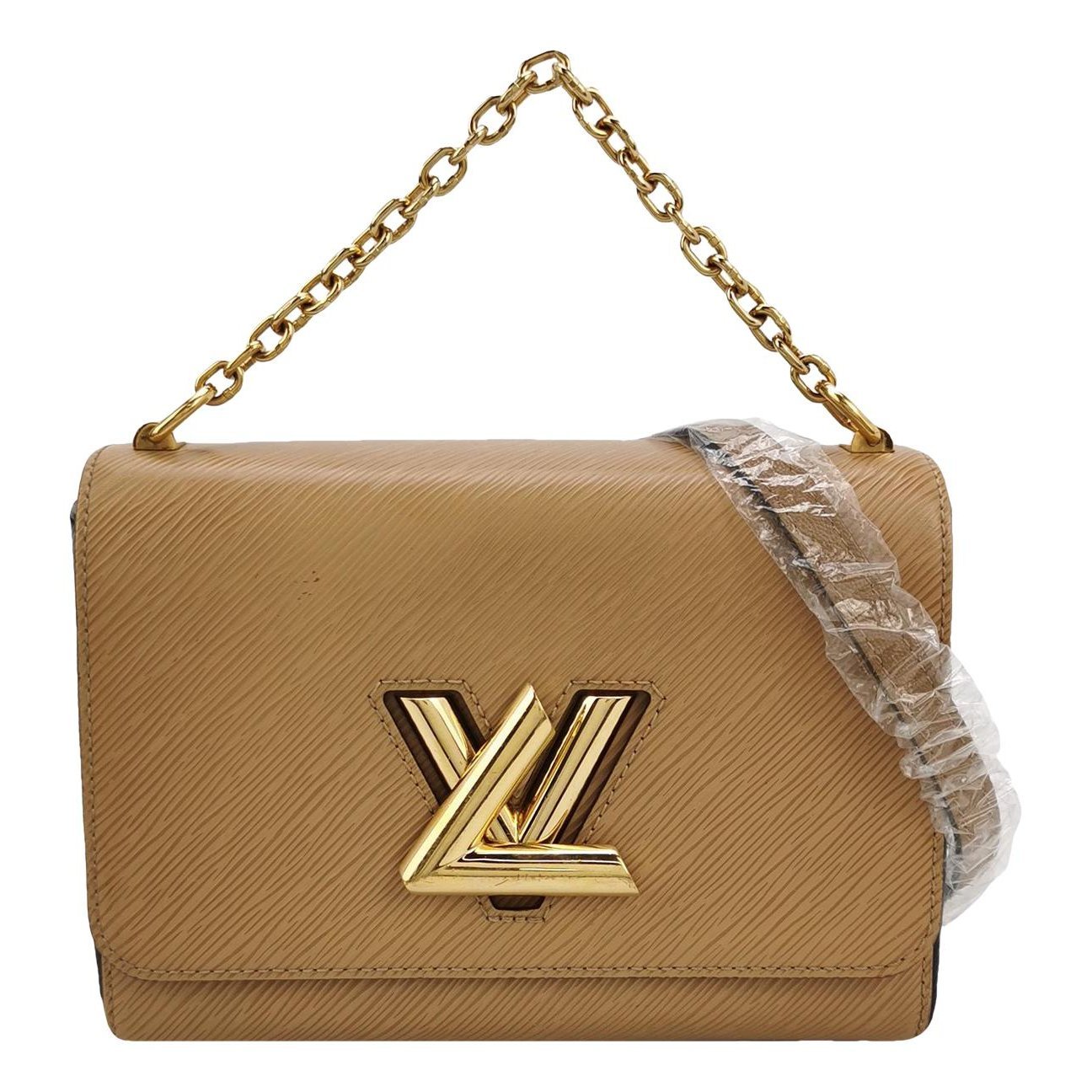Twist leather crossbody bag