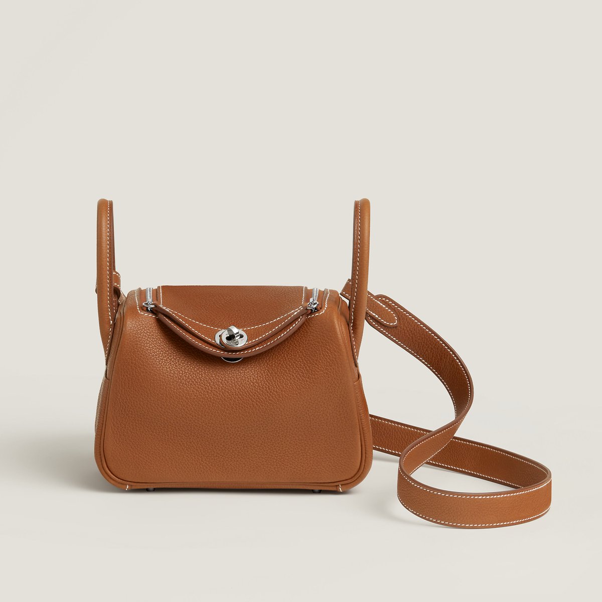Hermès Lindy Mini in フォーヴ