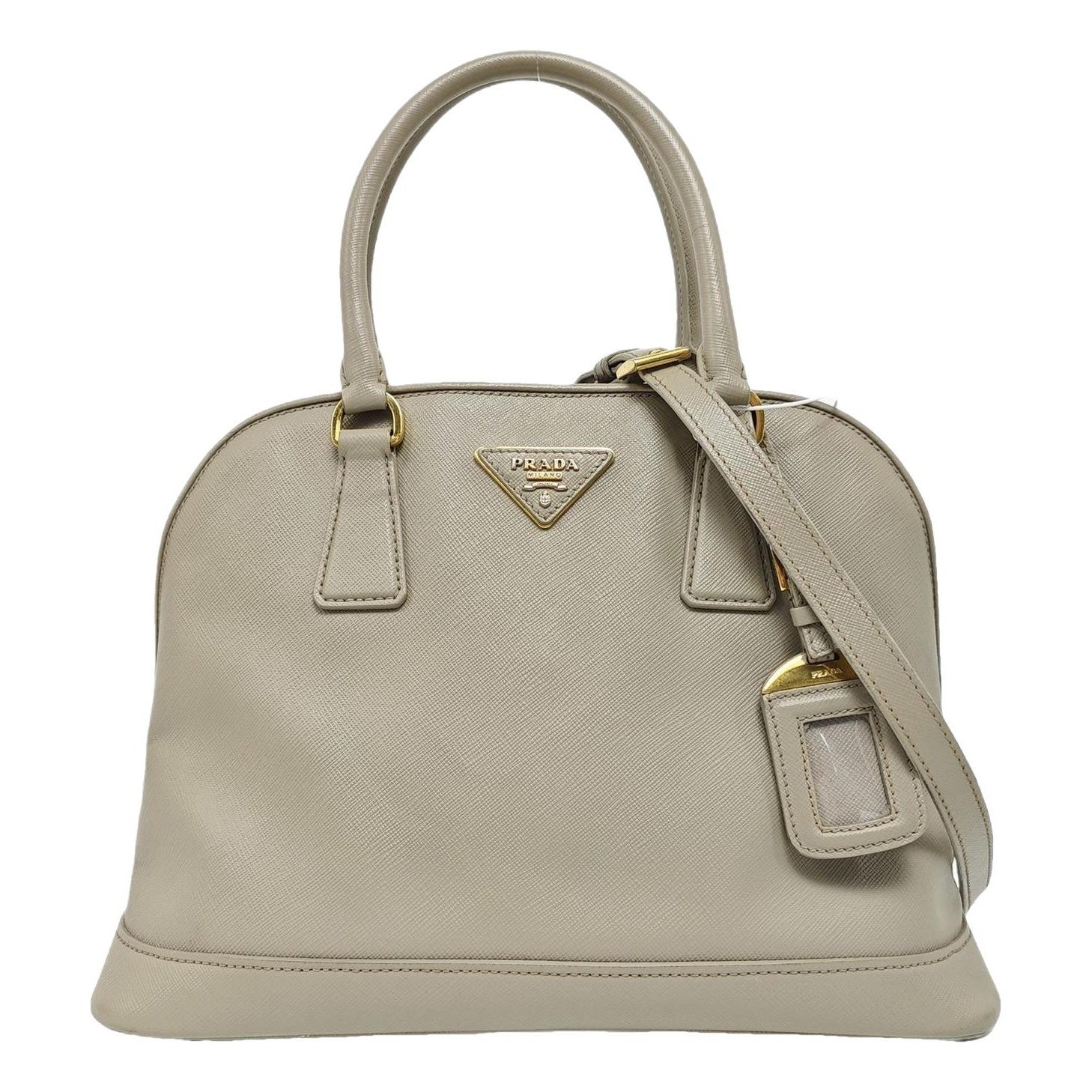 Promenade leather handbag