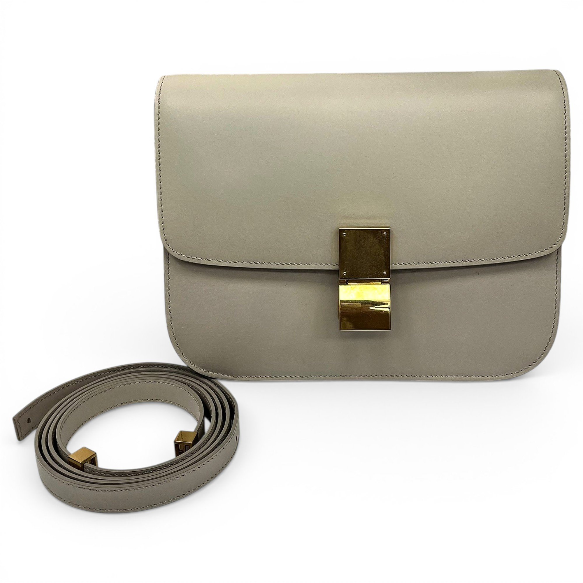 Classic leather handbag