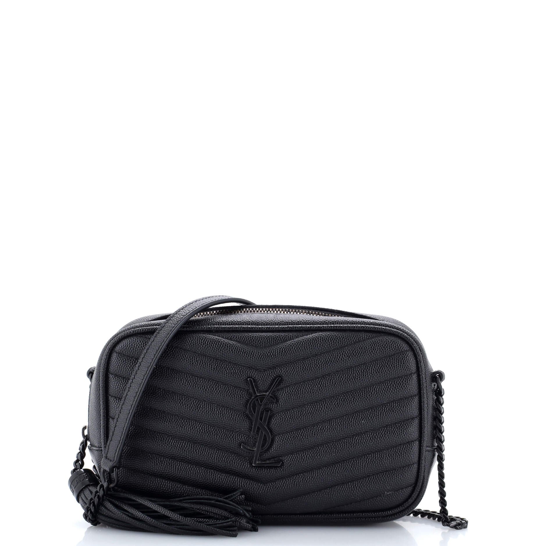 Lou Camera Bag Matelasse Chevron Leather Mini