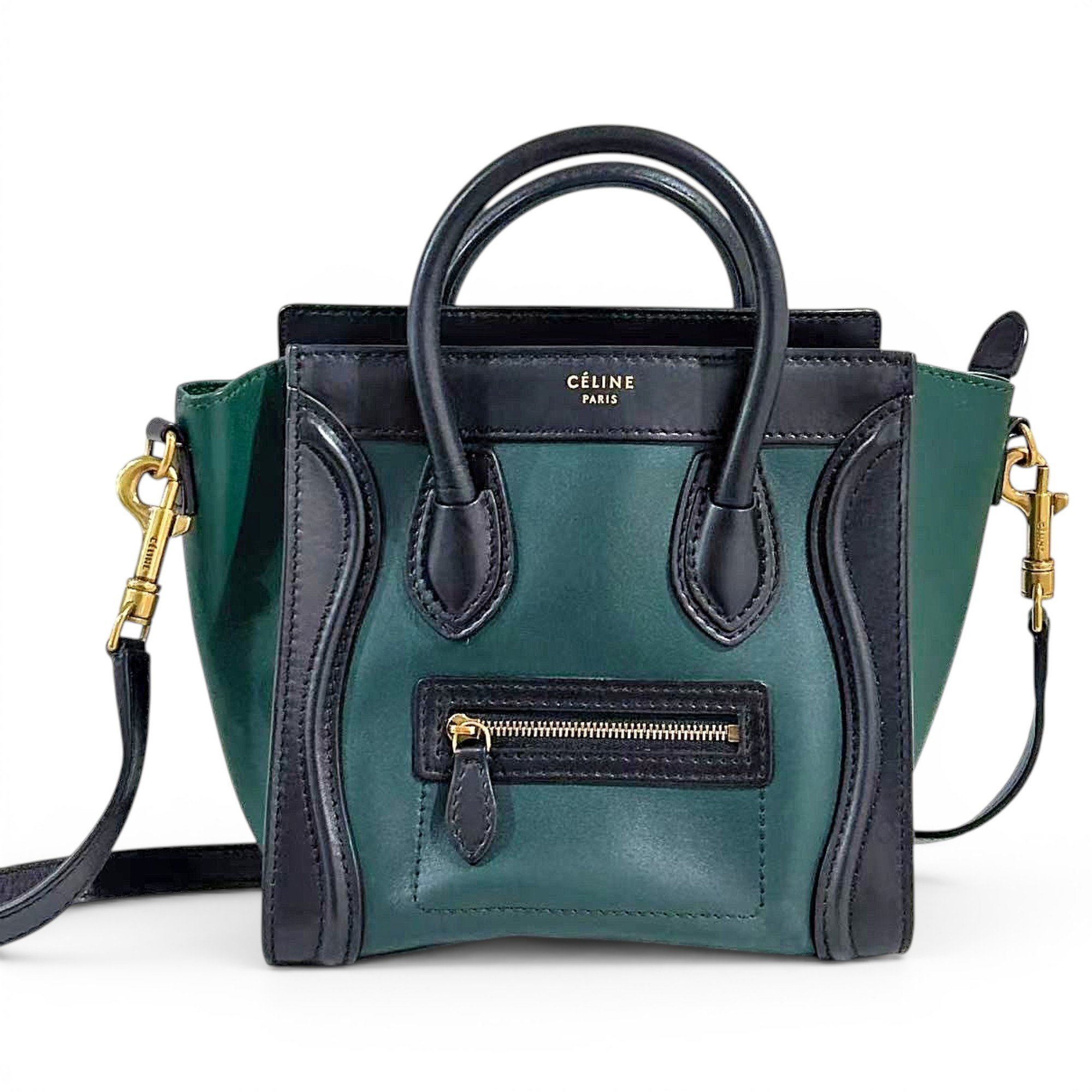 Nano Luggage leather handbag
