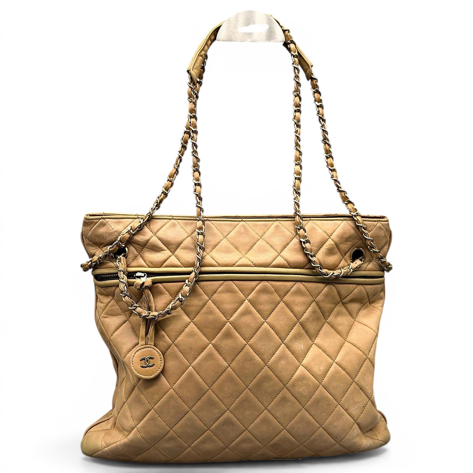Leather tote