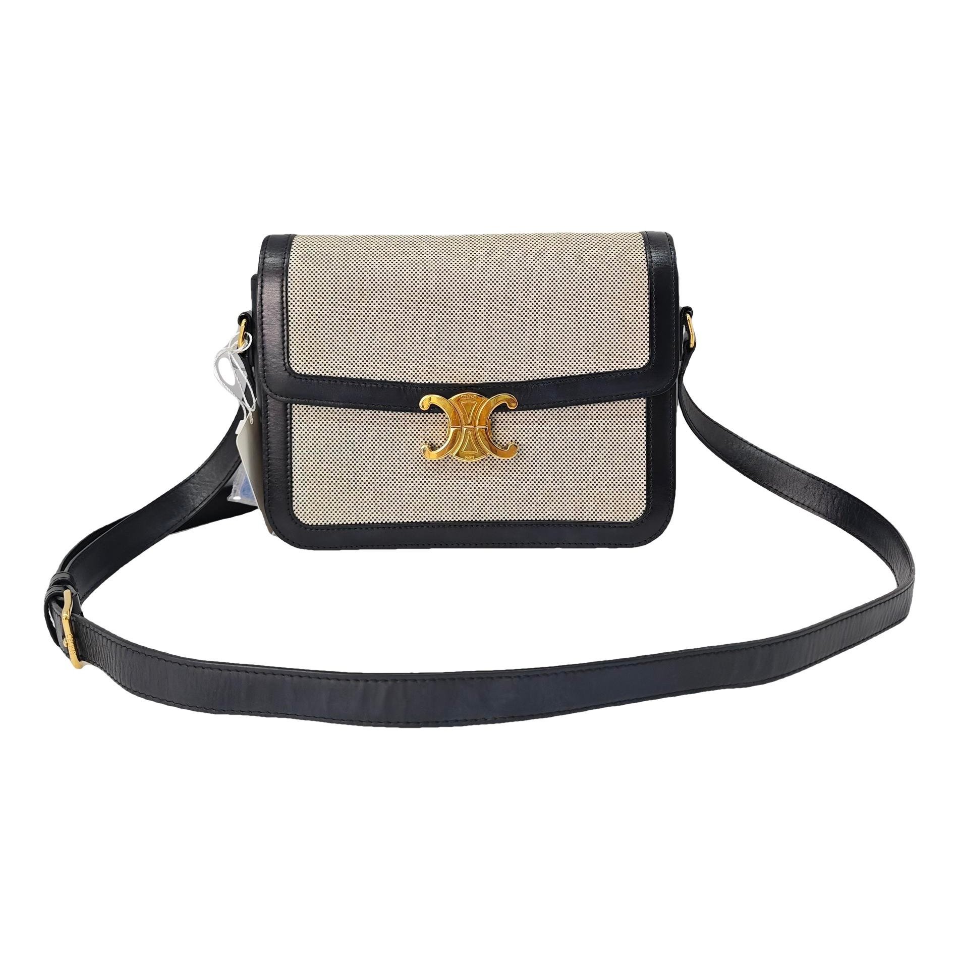Triomphe cloth handbag