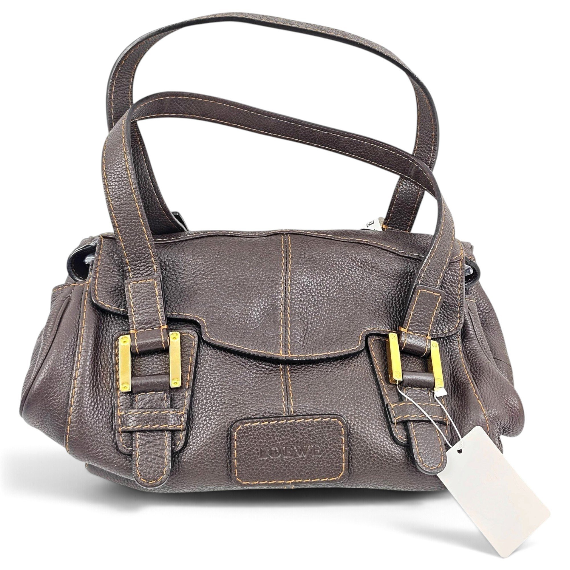 Leather handbag