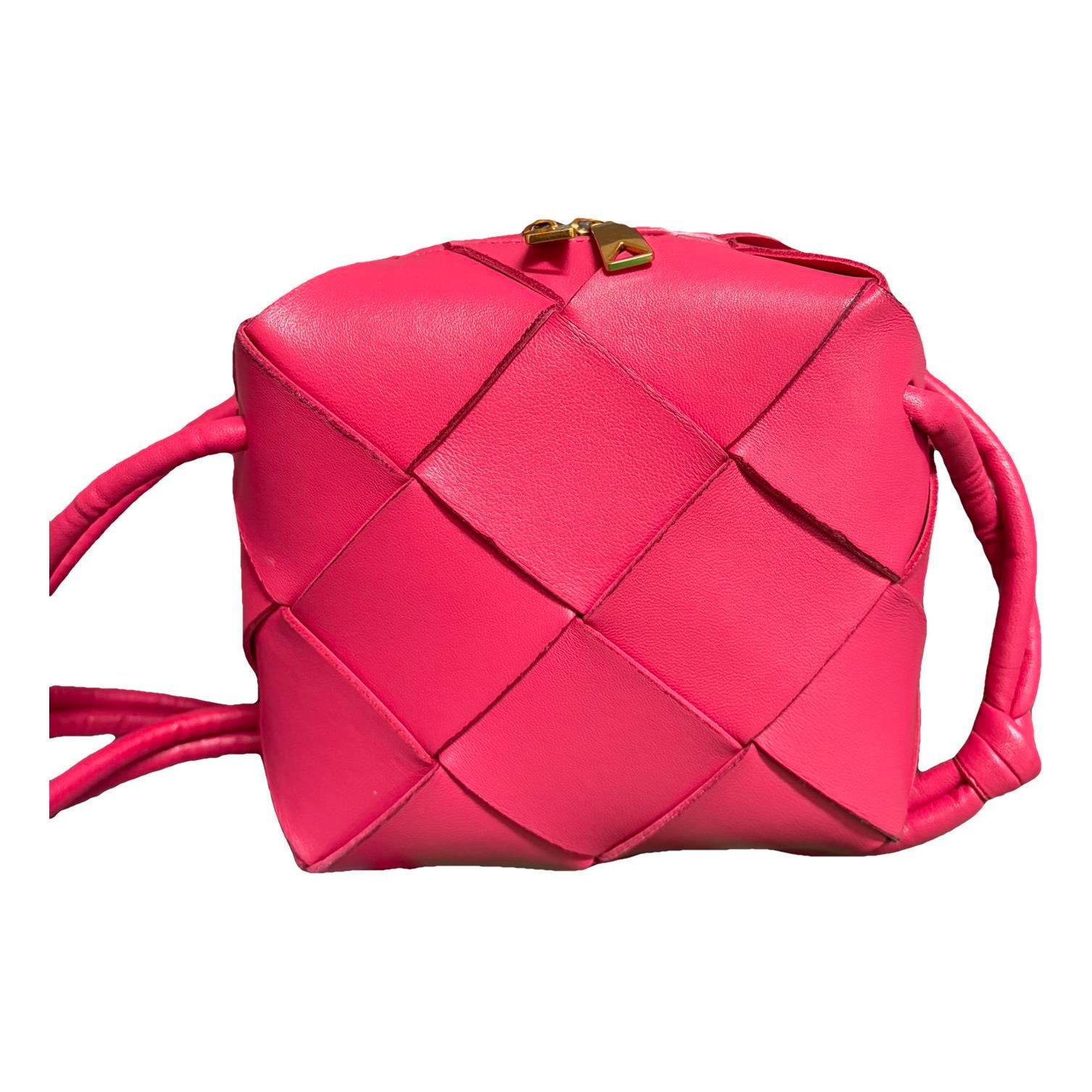 Cassette leather crossbody bag