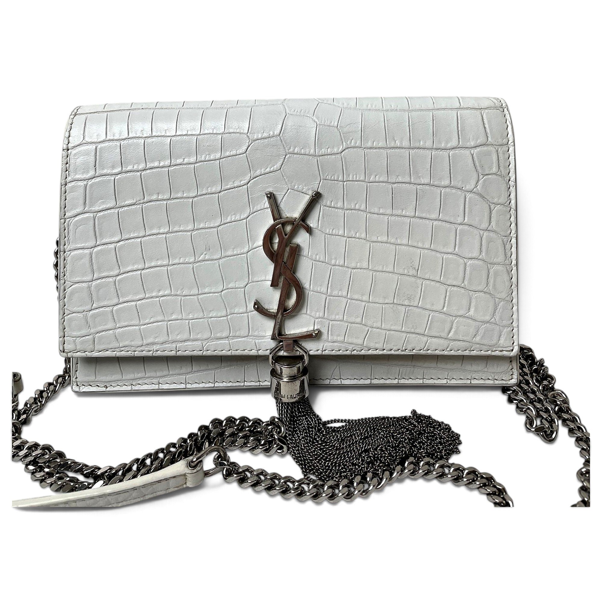 Pompom Kate leather crossbody bag