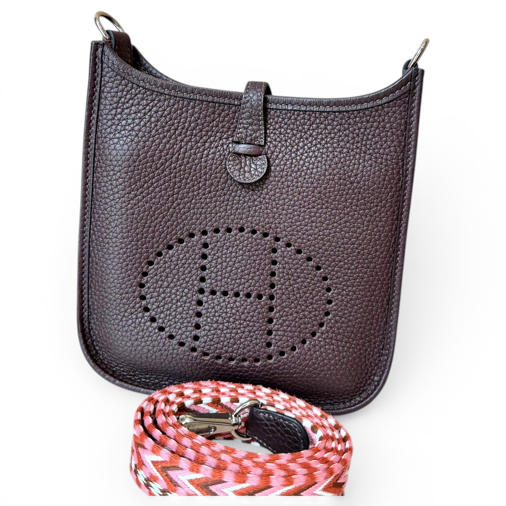 Evelyne leather handbag