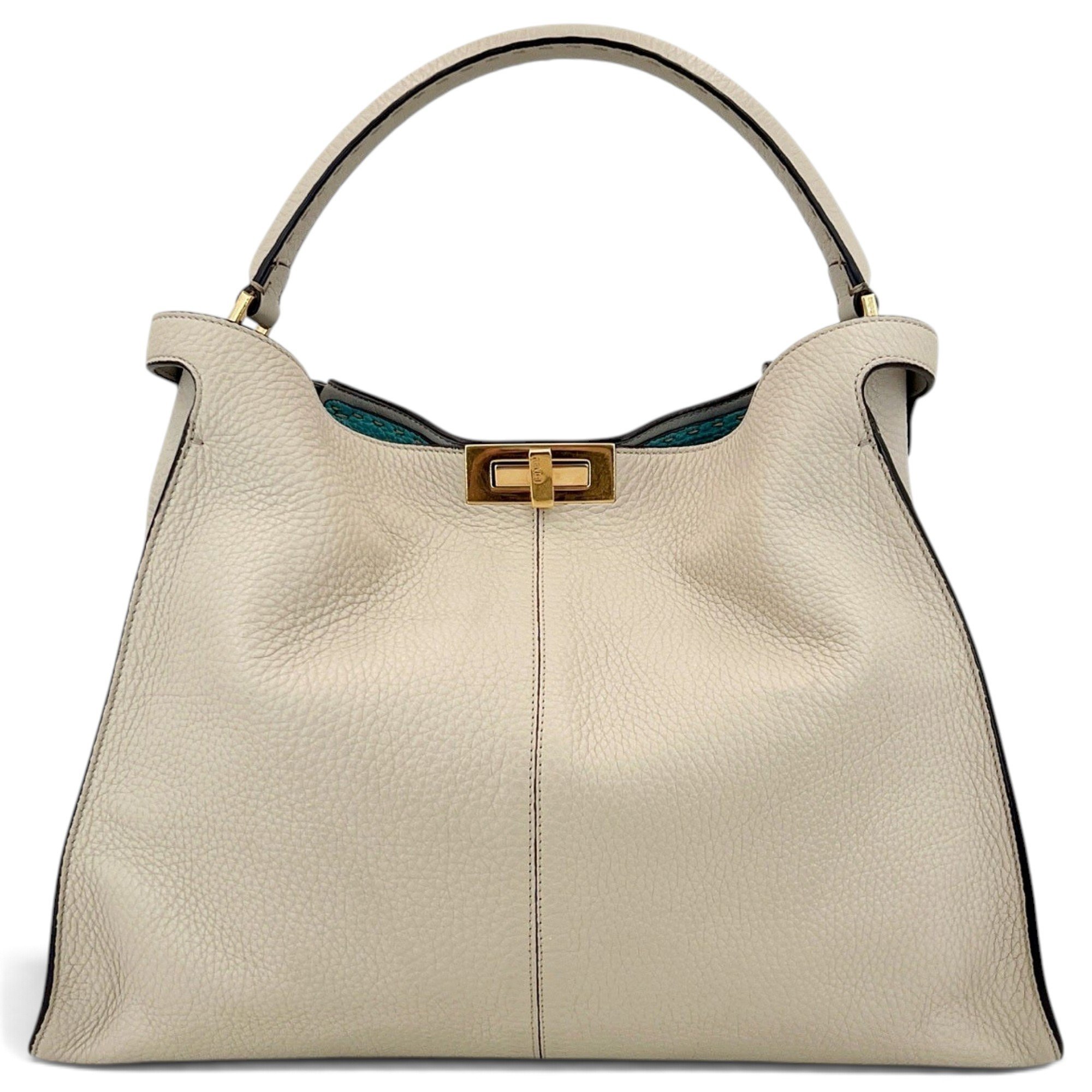Fendi Peekaboo leather handbag