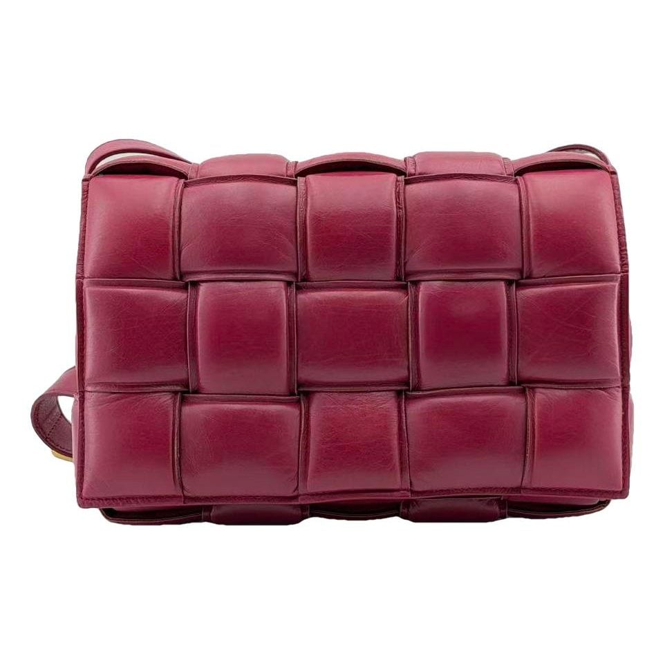 Cassette Padded leather handbag