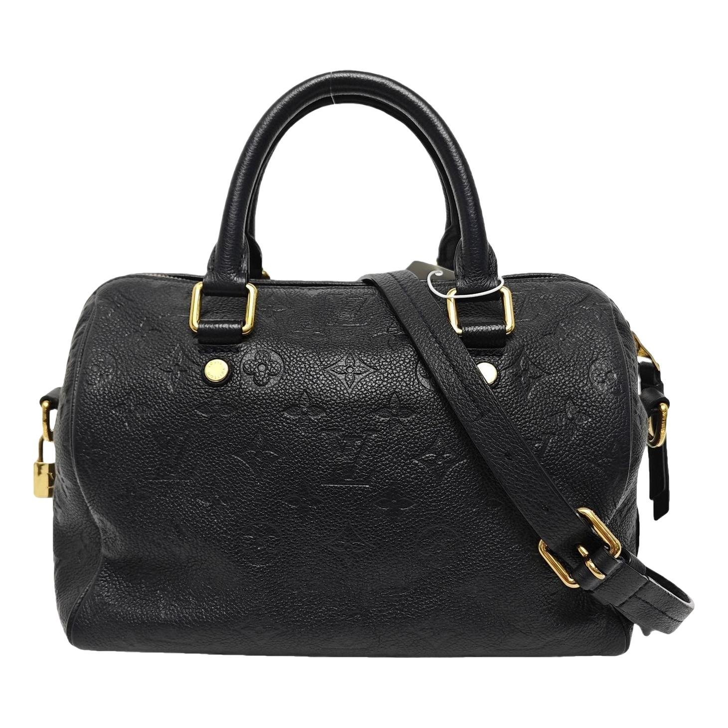 Nano Speedy / Mini HL leather handbag