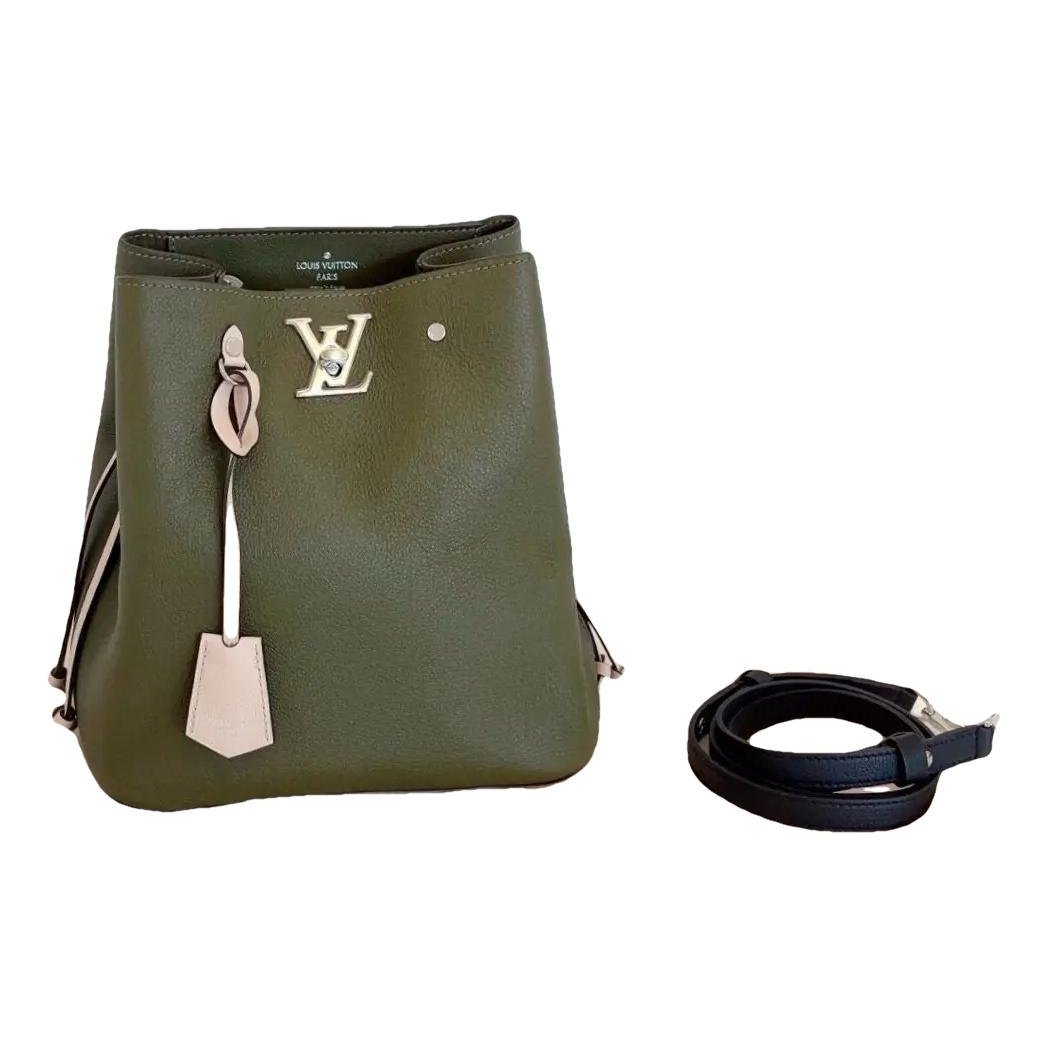 Louis Vuitton Lockme Bucket leather tote
