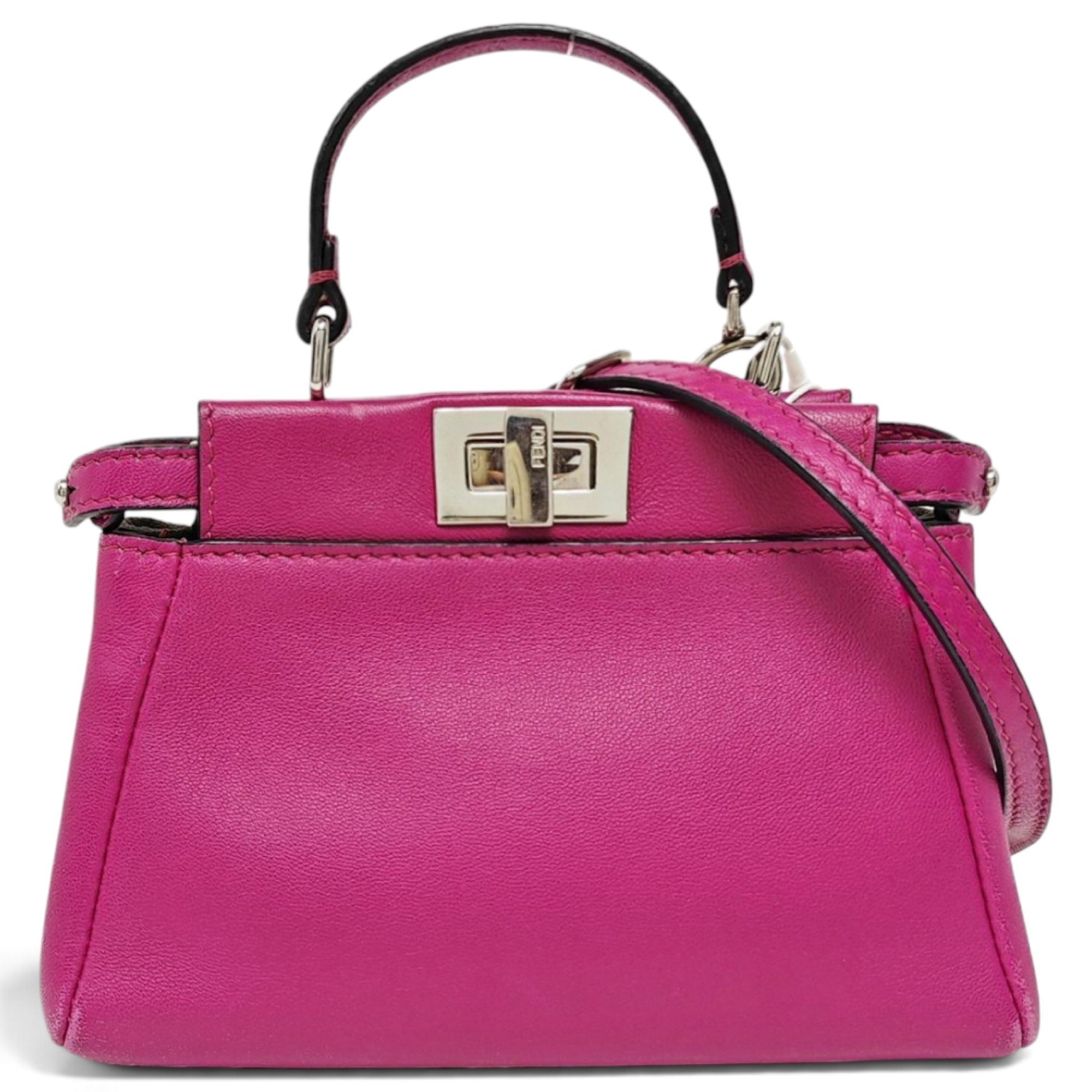 Peekaboo leather handbag