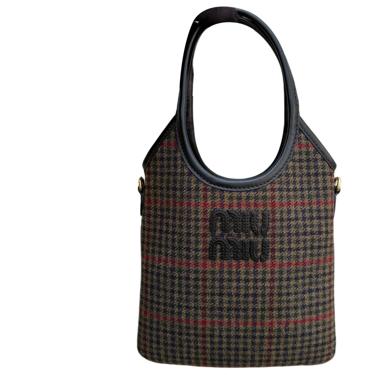 Miu Miu Ivy tweed handbag