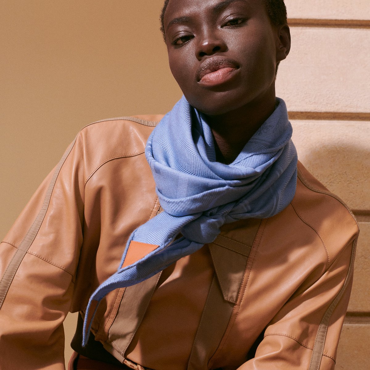 Bleu Denim New Libris Losange, Large Model