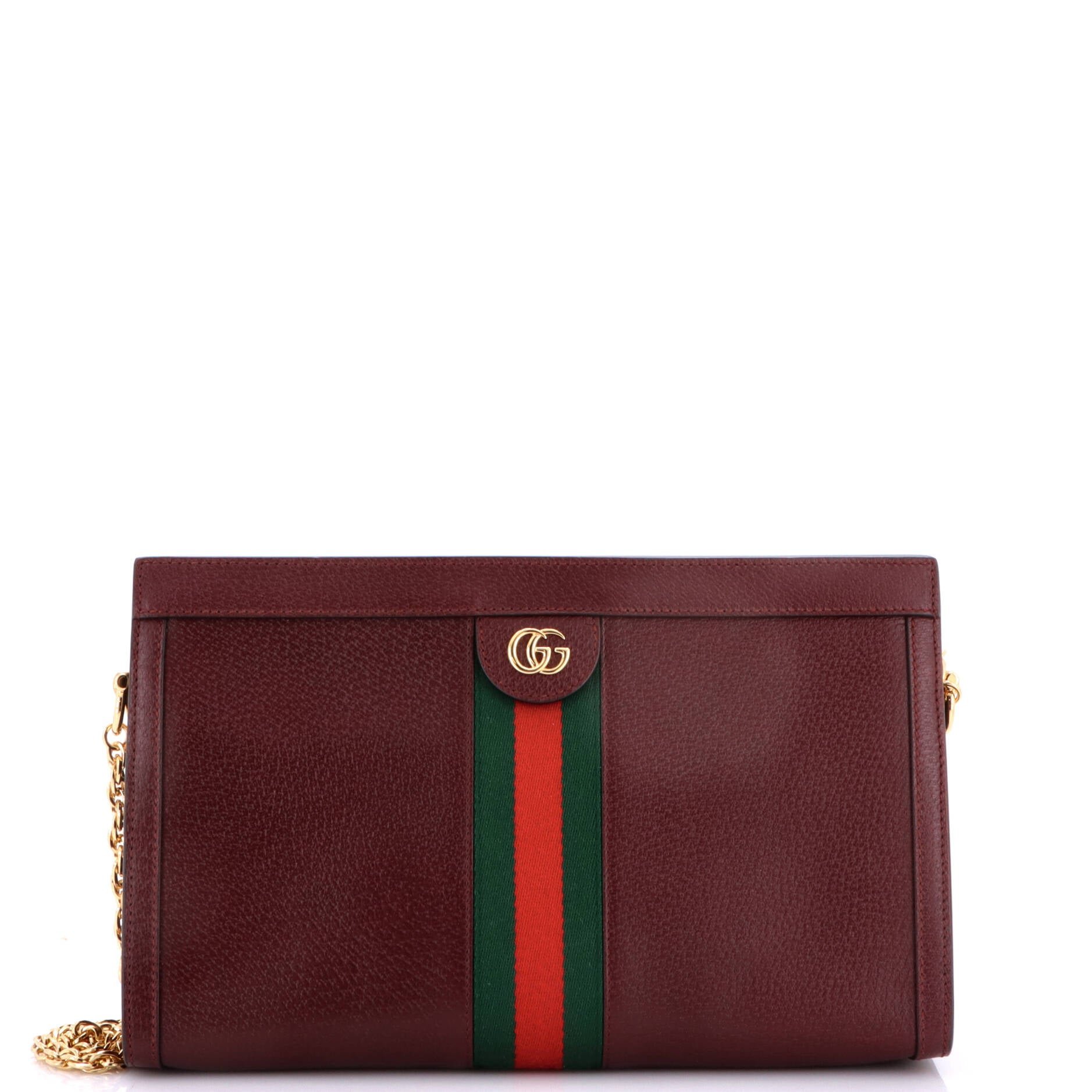 Ophidia Chain Shoulder Bag Leather Medium