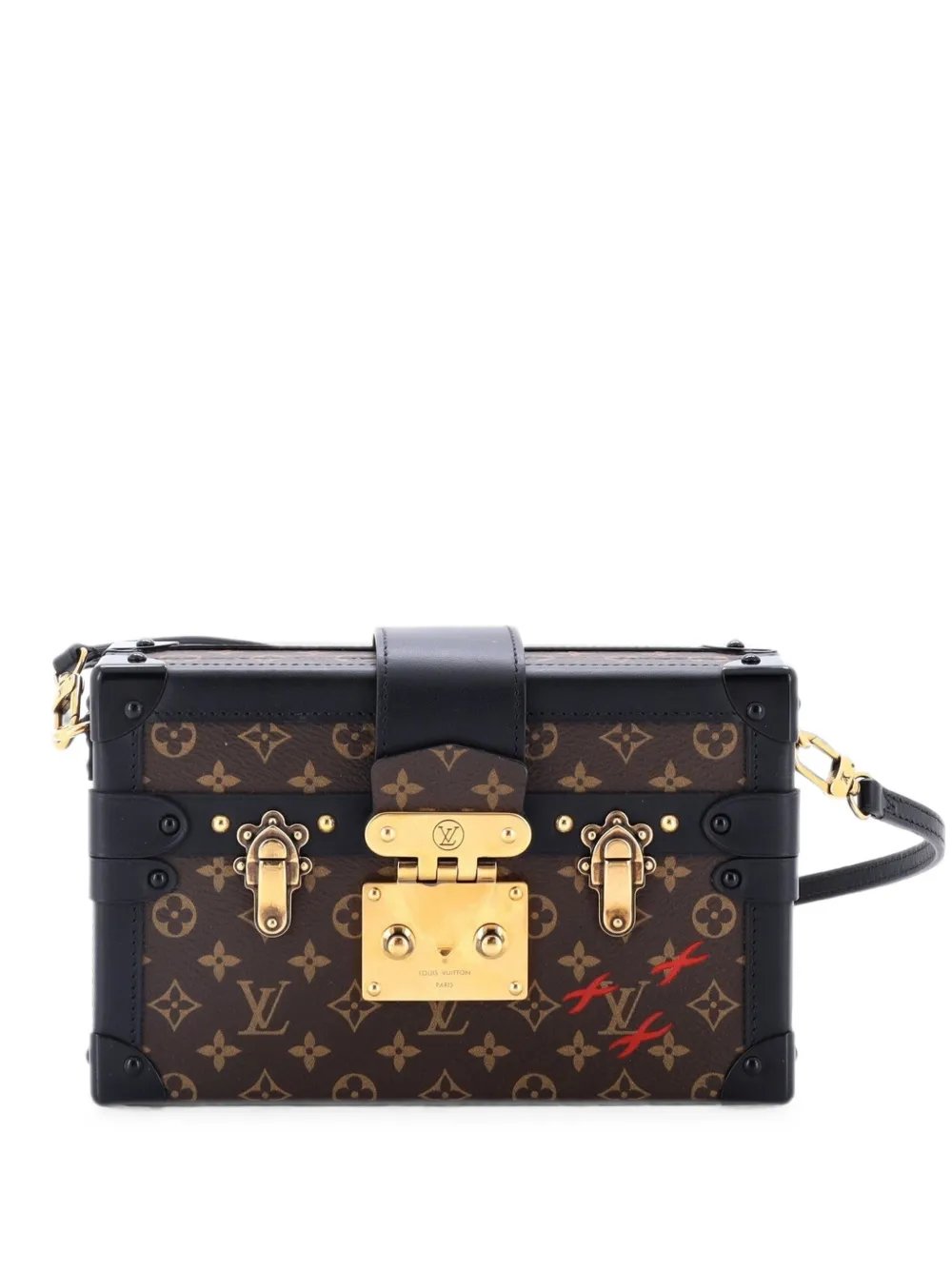 Petite Malle Handbag Monogram Canvas shoulder bag