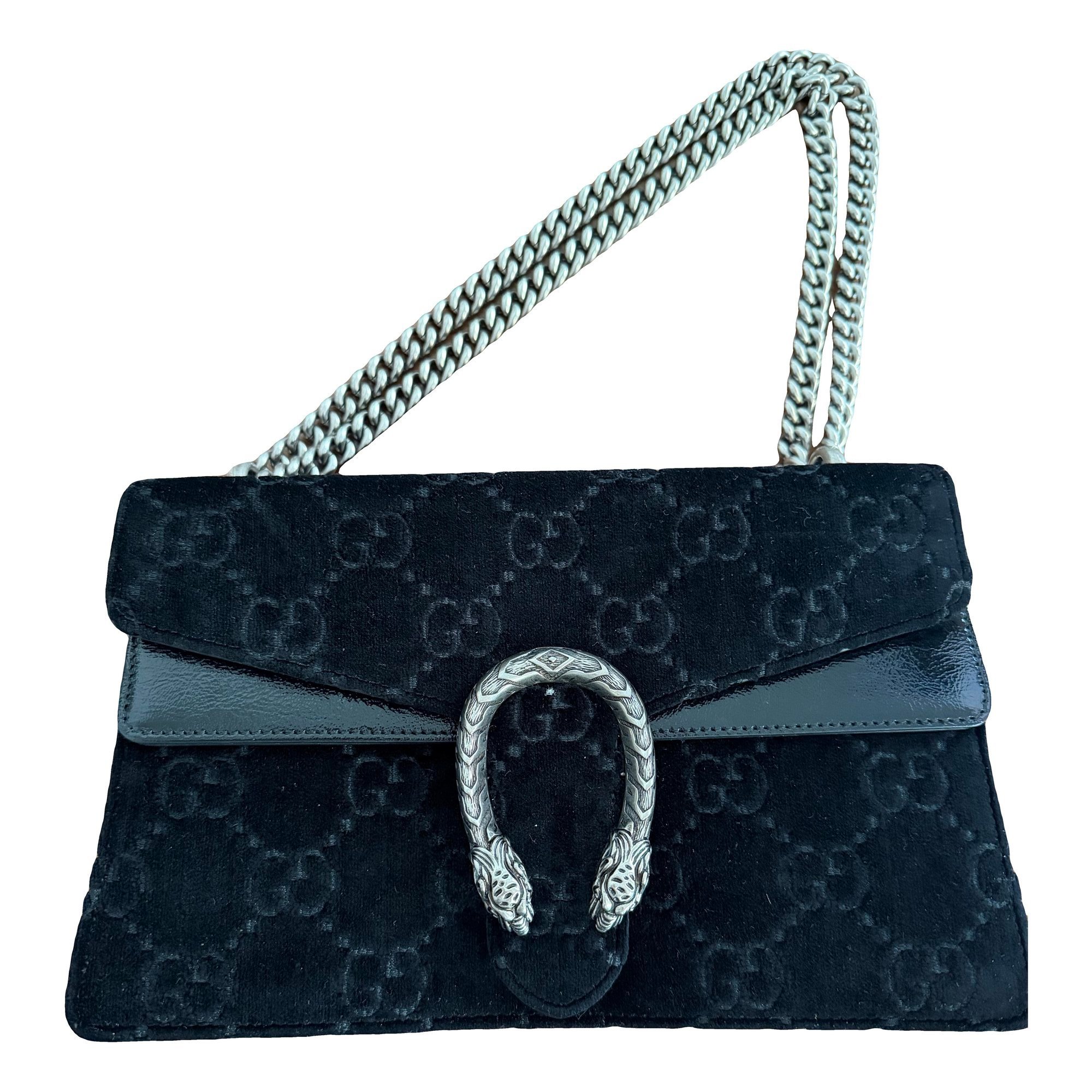 Dionysus Super Mini velvet handbag
