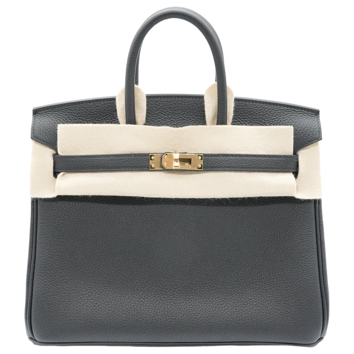 Hermes Birkin 25 Handbag Gold 4876