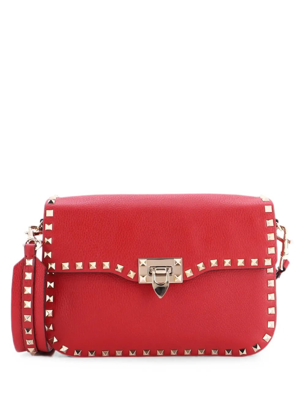 Rockstud Flip Lock Flap Bag Leather Medium crossbody bag