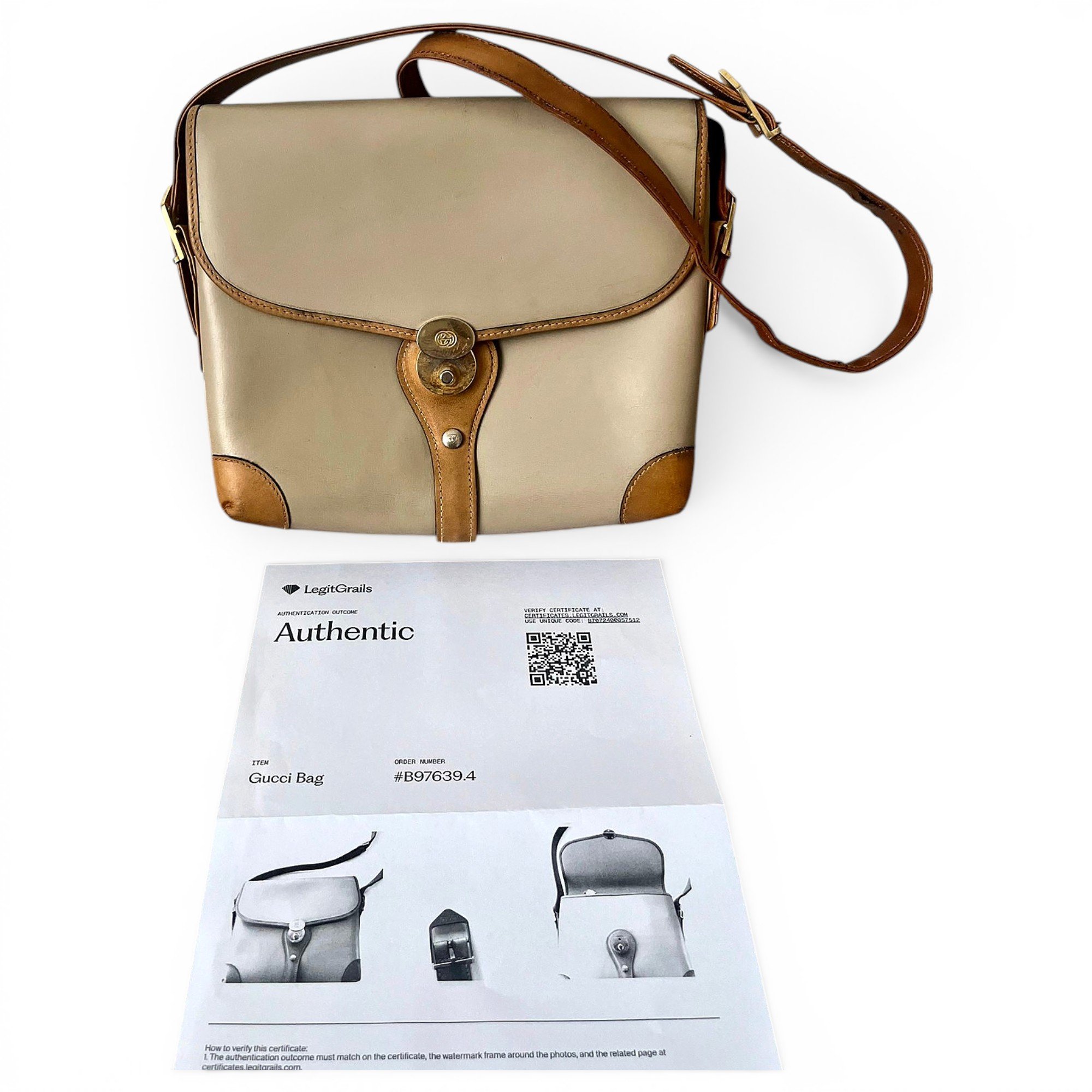 Leather crossbody bag