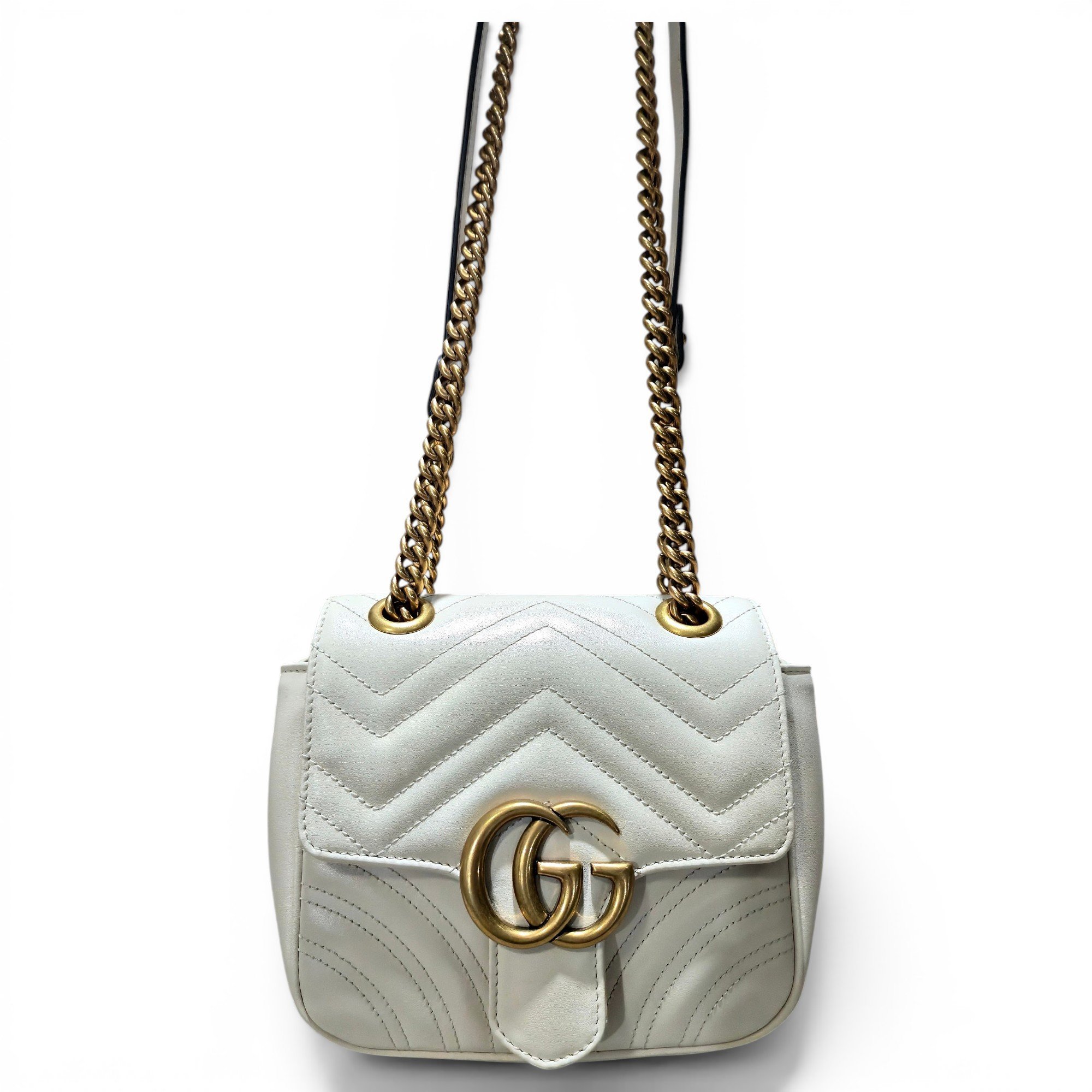 GG Marmont Chain Flap leather bag