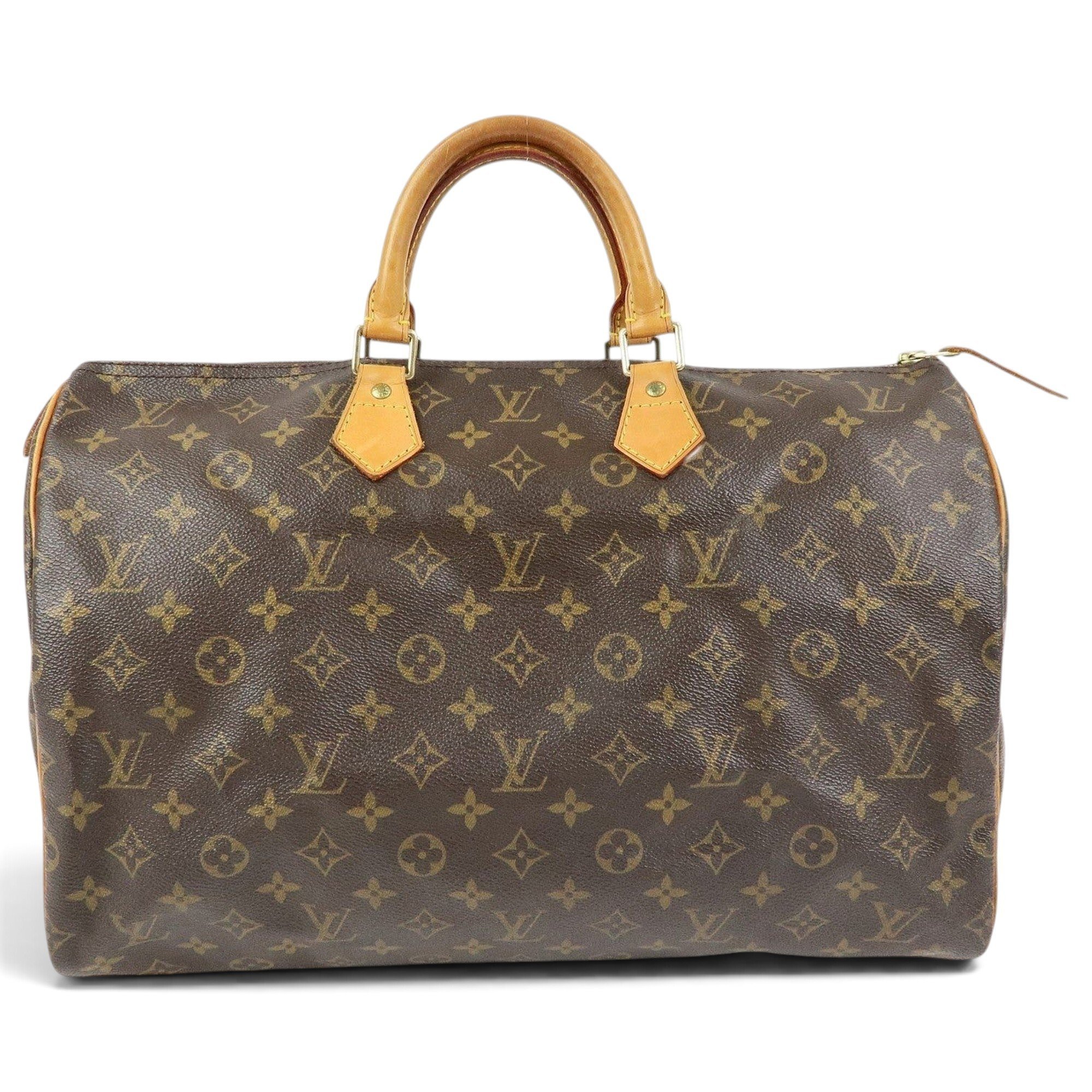 Speedy leather handbag