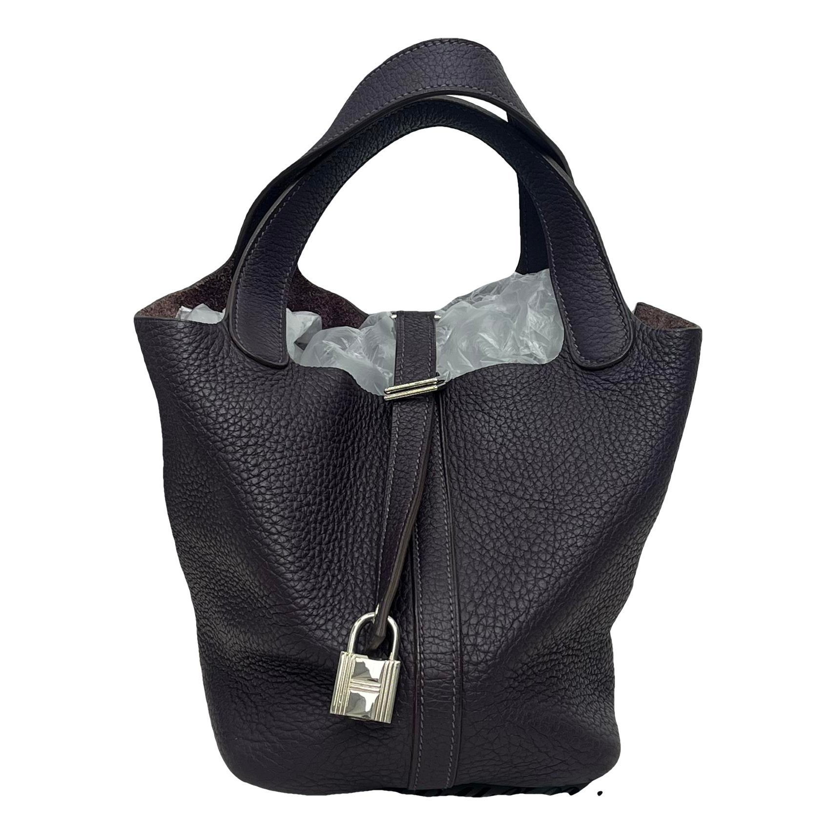 Picotin leather handbag