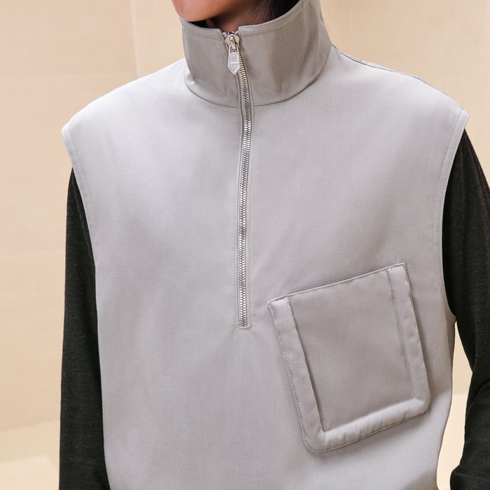 Silex Sleeveless Sweater With Bridle Detail