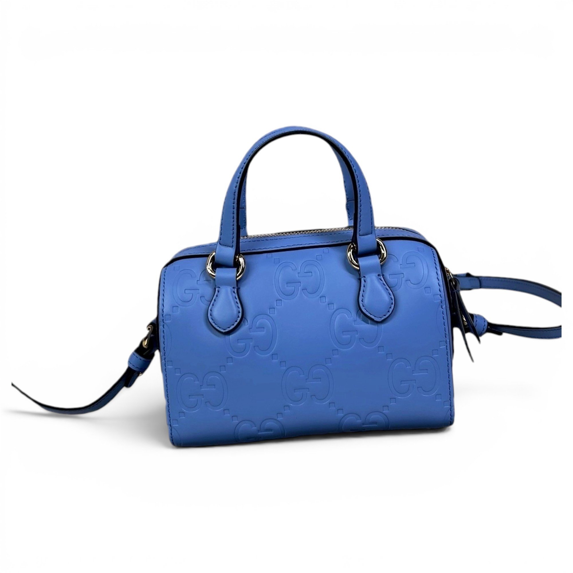 Boston leather handbag