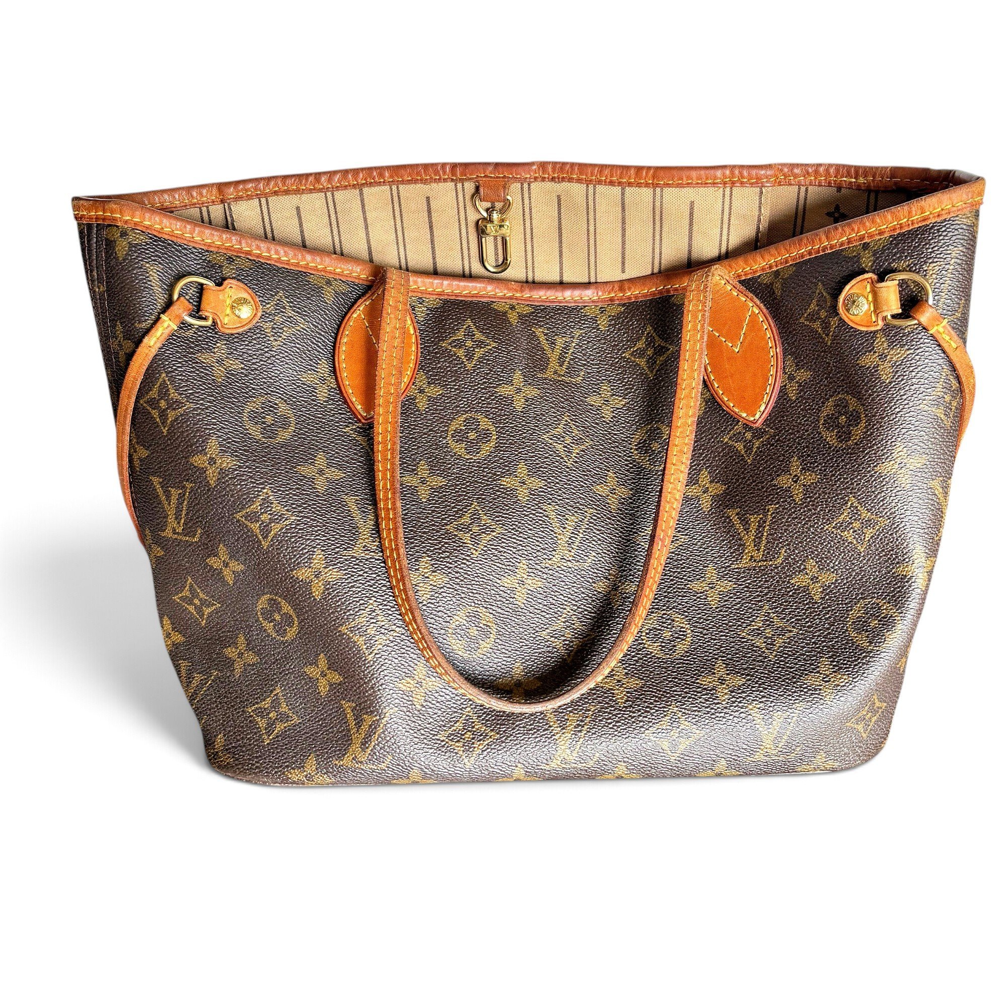 Neverfull leather tote
