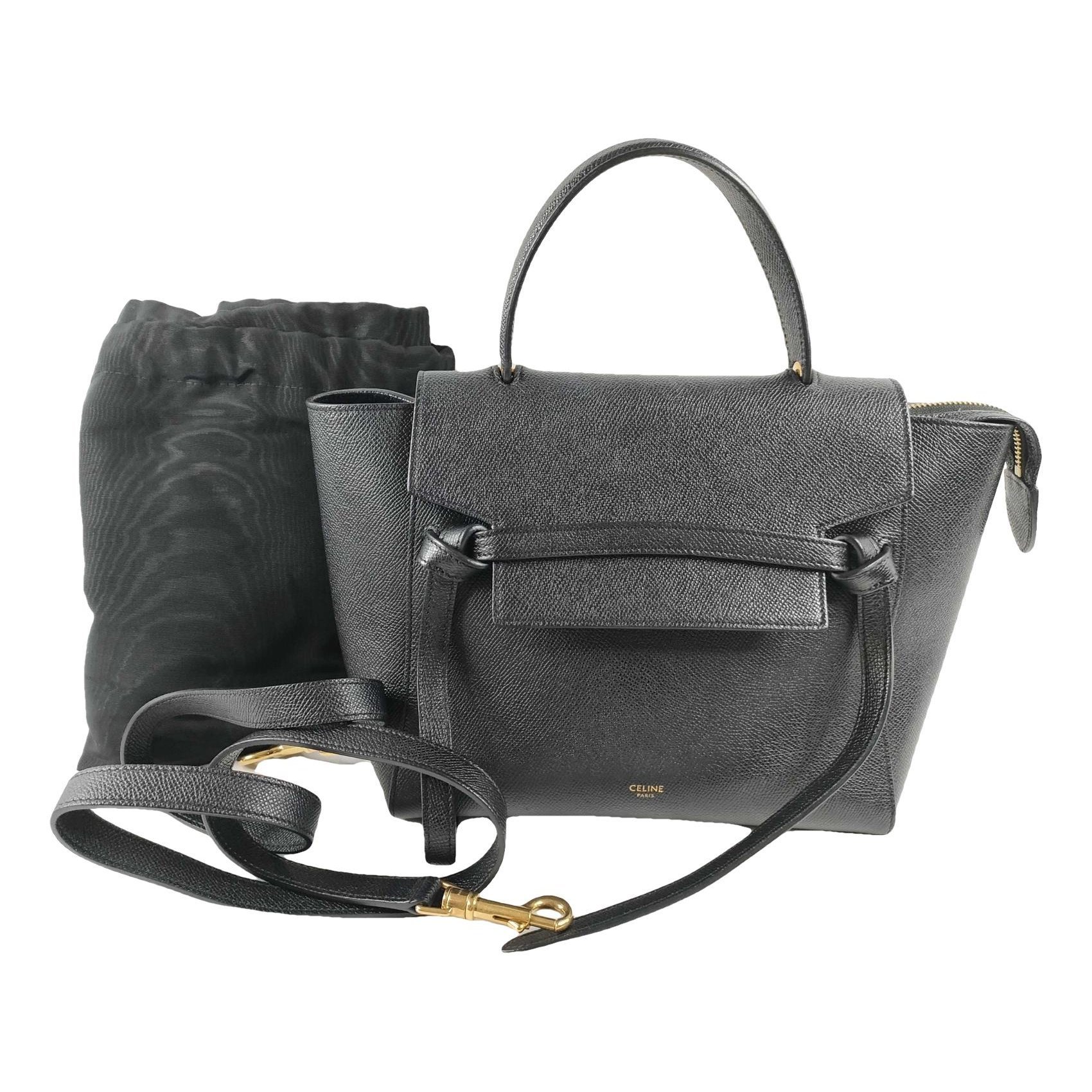 Belt leather handbag