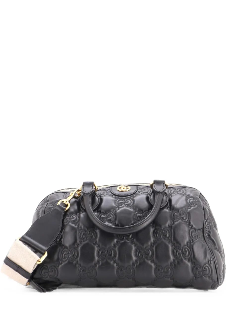 Ophidia Convertible Boston Top Handle Bag GG Matelasse Leather Medium satchel
