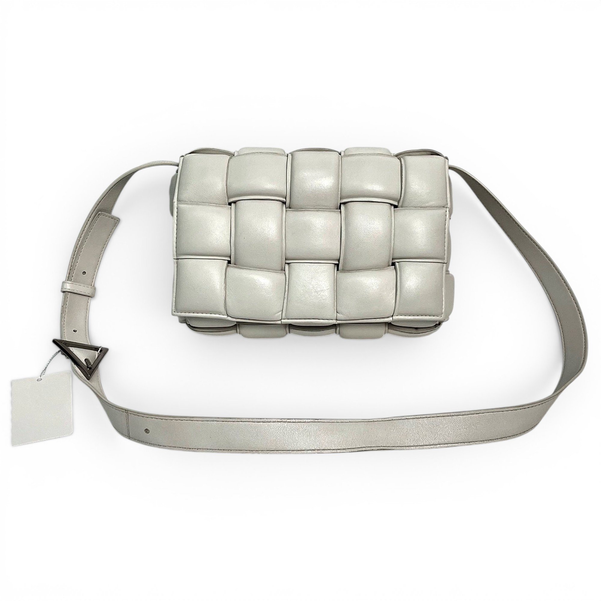 Cassette Padded leather handbag