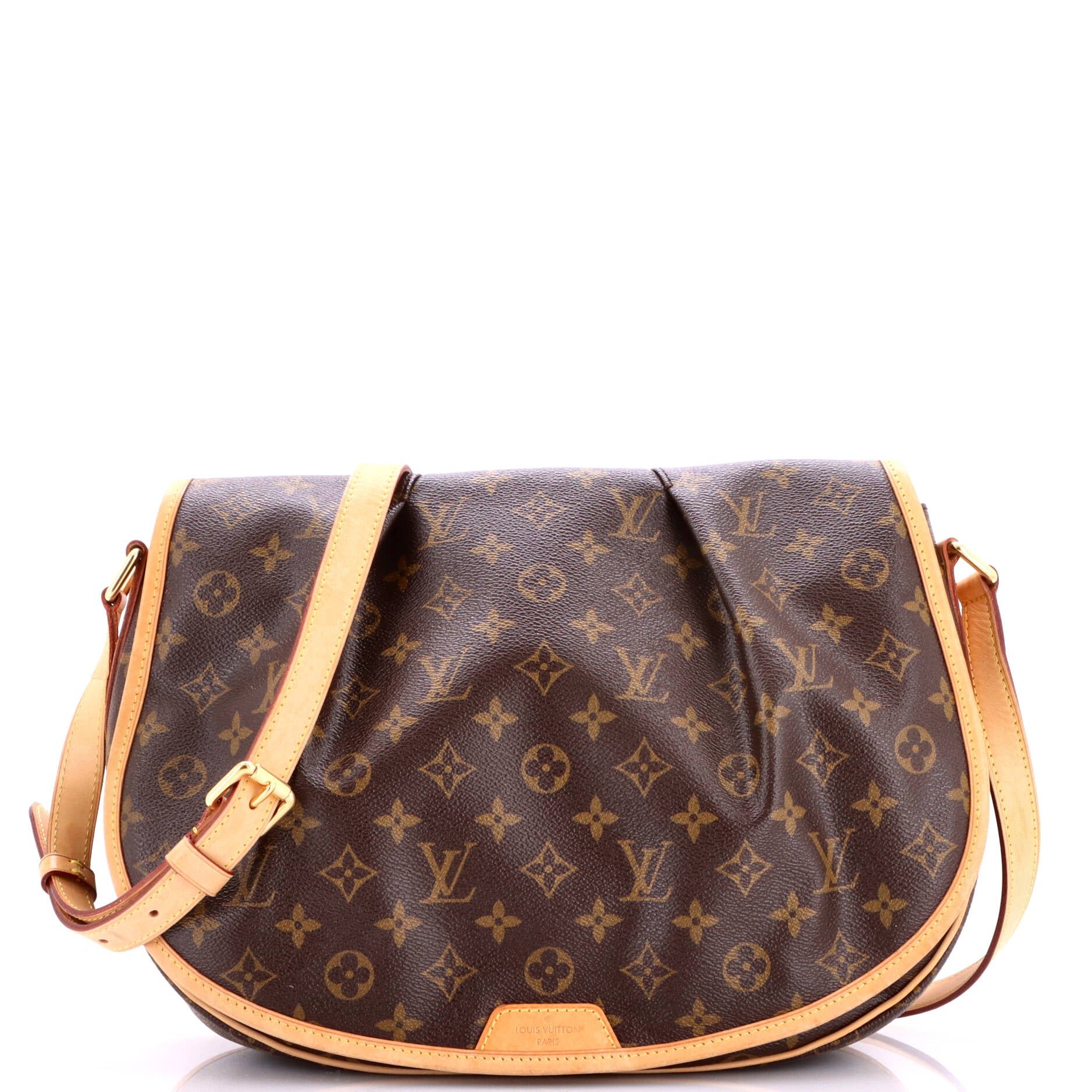 Menilmontant Handbag Monogram Canvas MM