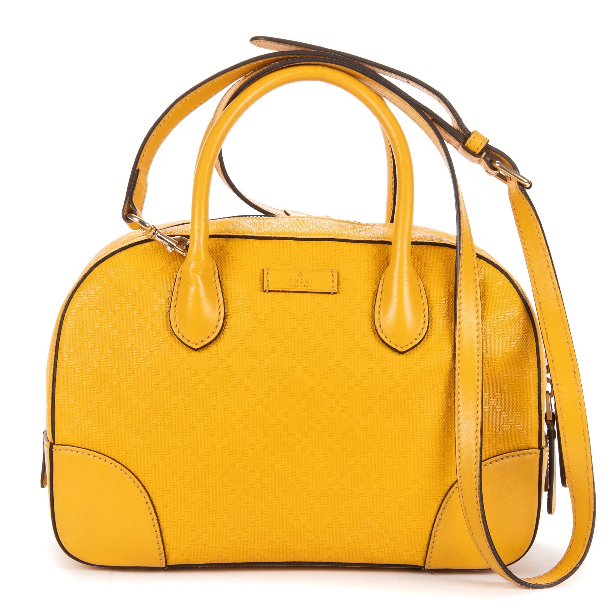 Boston leather handbag