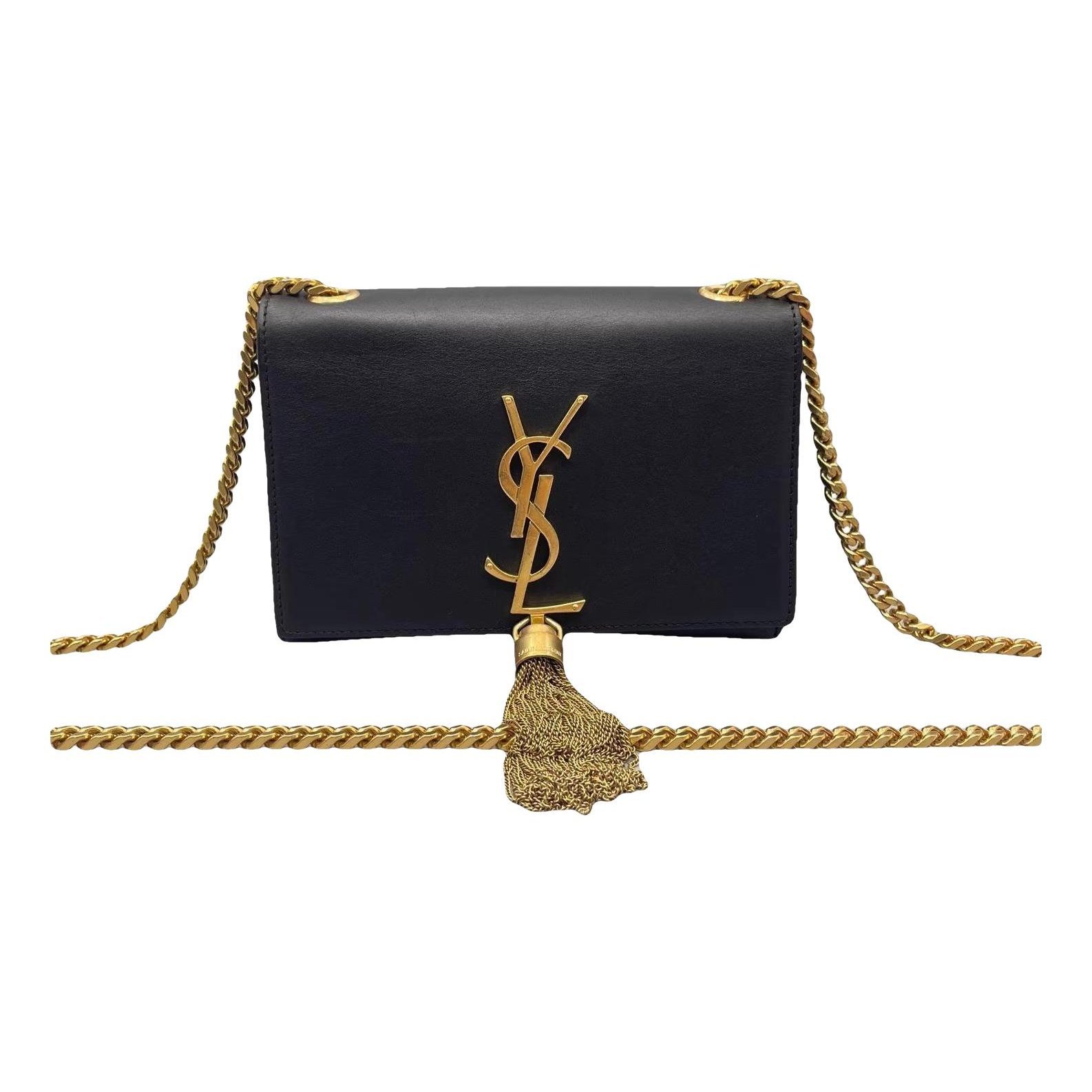 Pompom Kate leather handbag