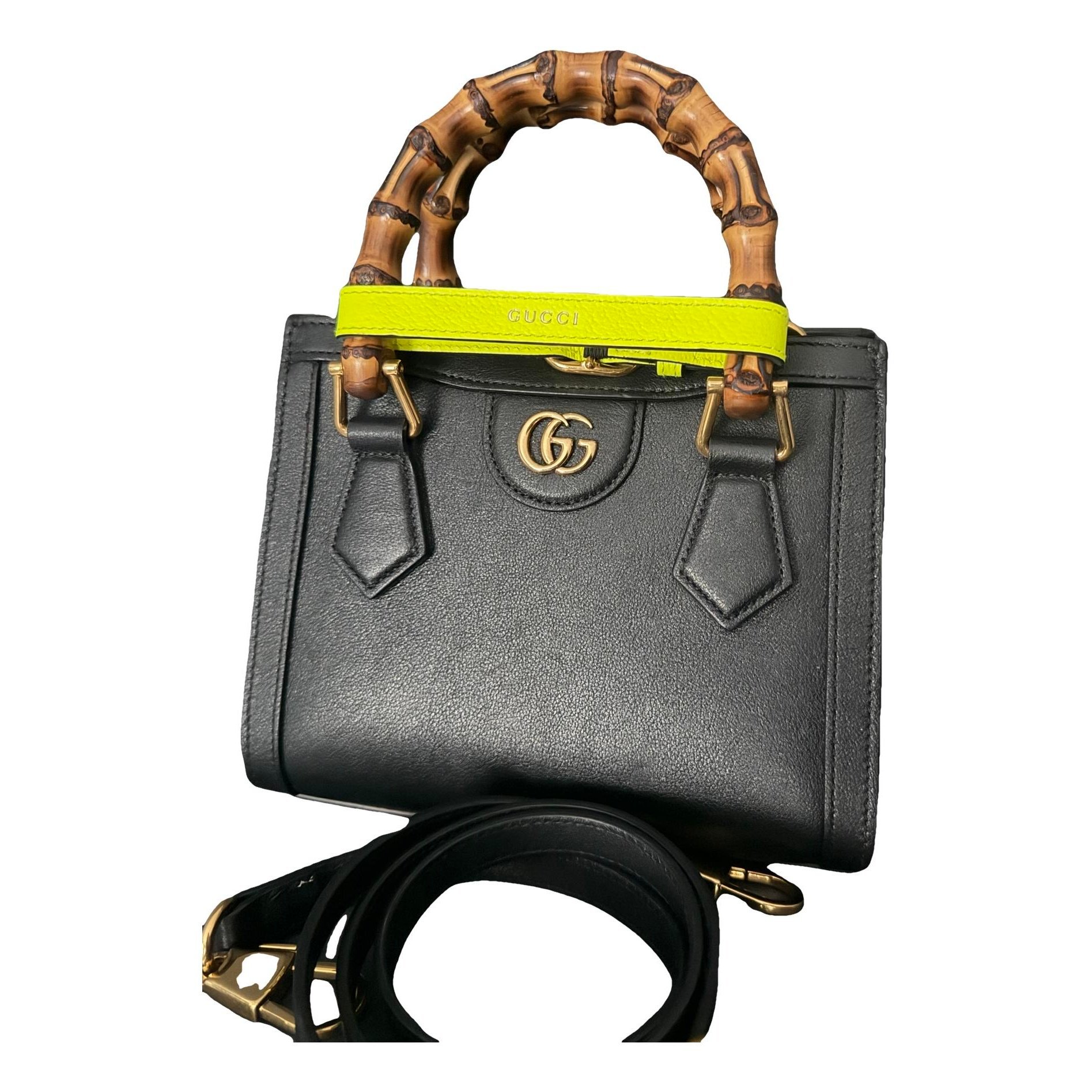 Diana Bamboo leather tote