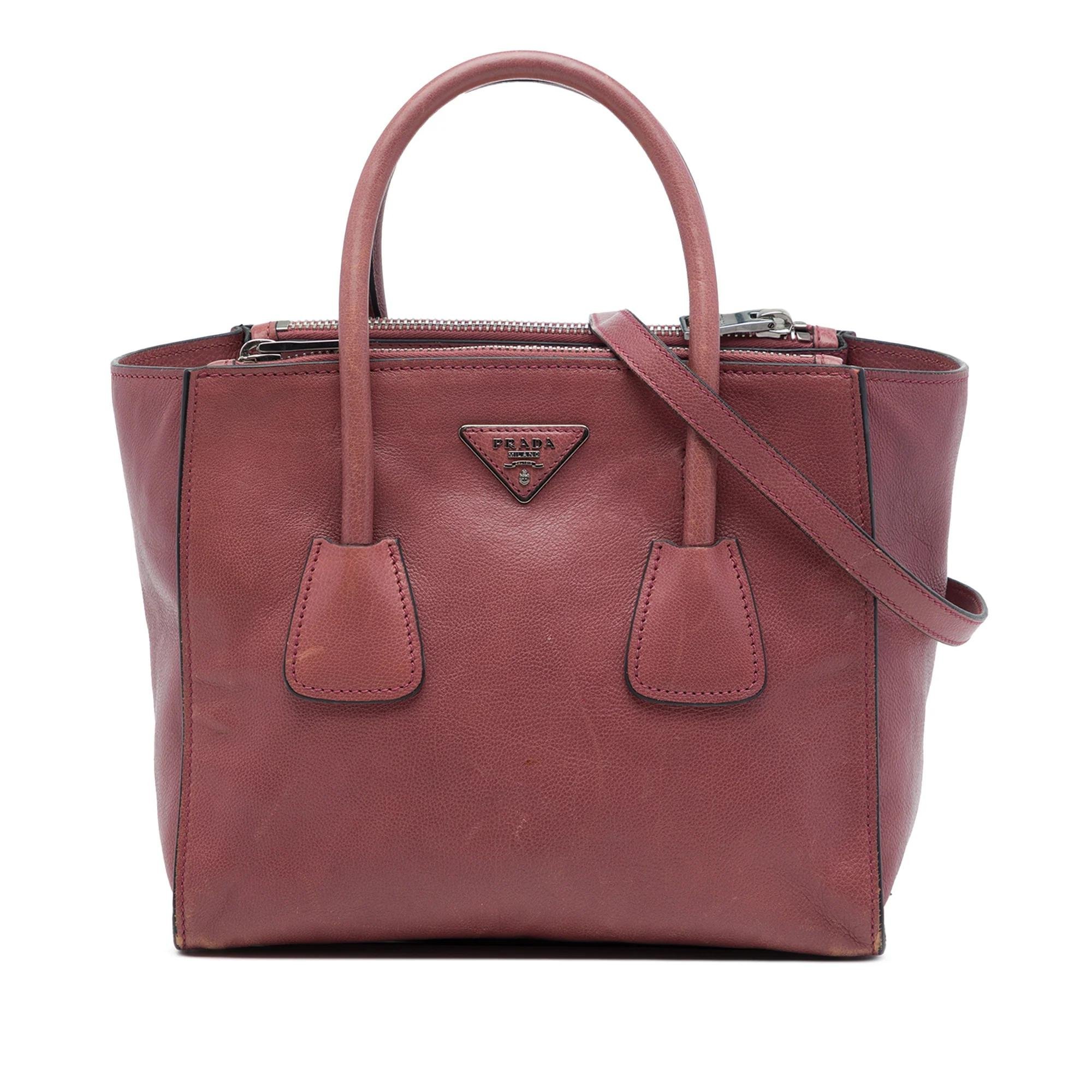 Prada Prada Pocket leather satchel