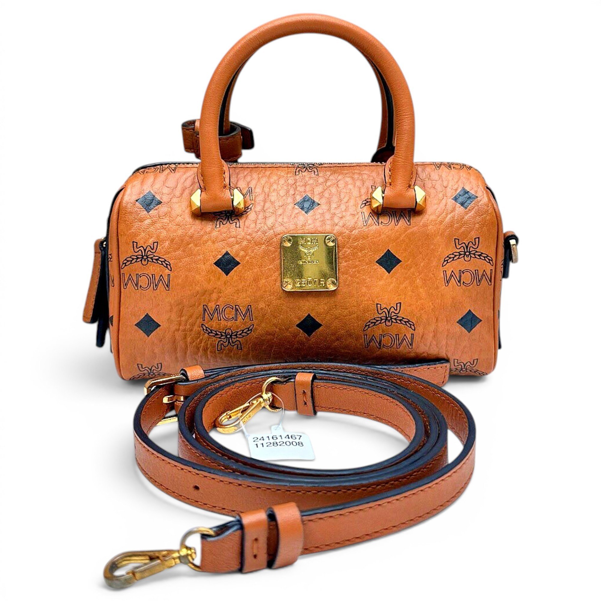 Boston leather handbag